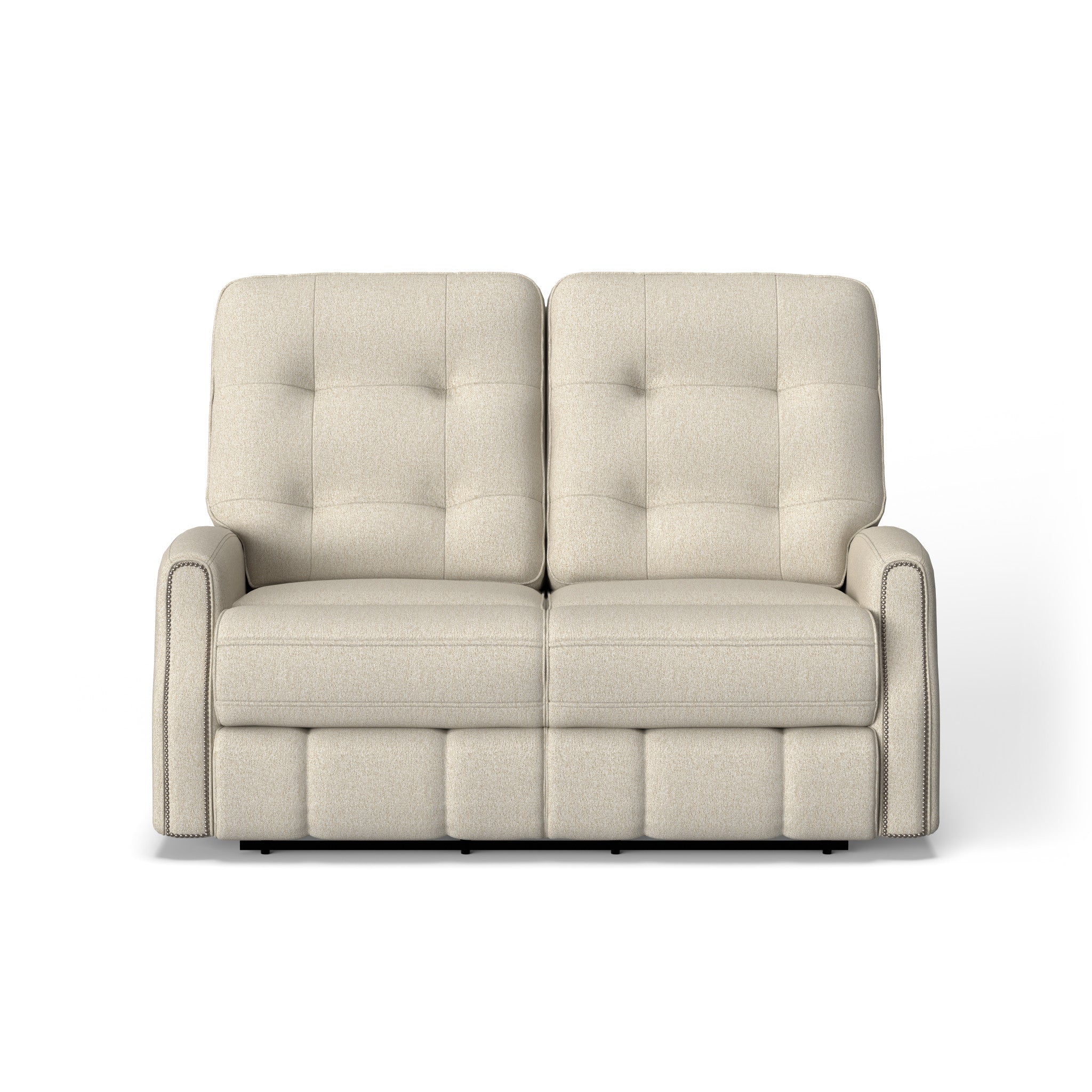 Devon Fabric Power Reclining Loveseat with Power Headrests