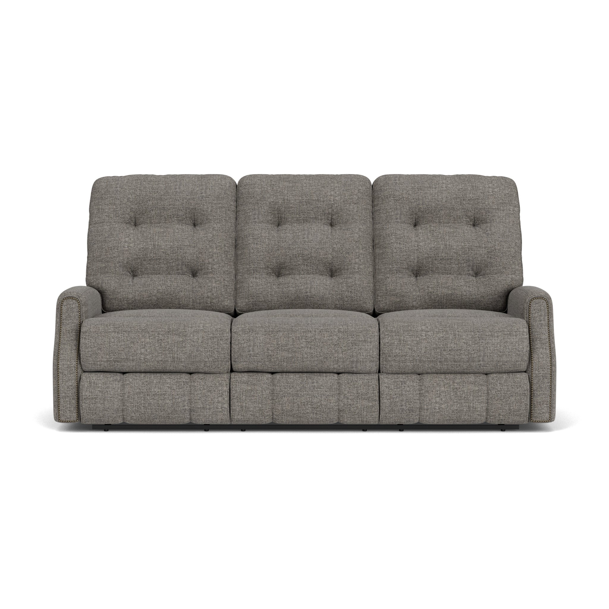 Devon Fabric Power Reclining Sofa with Power Headrests