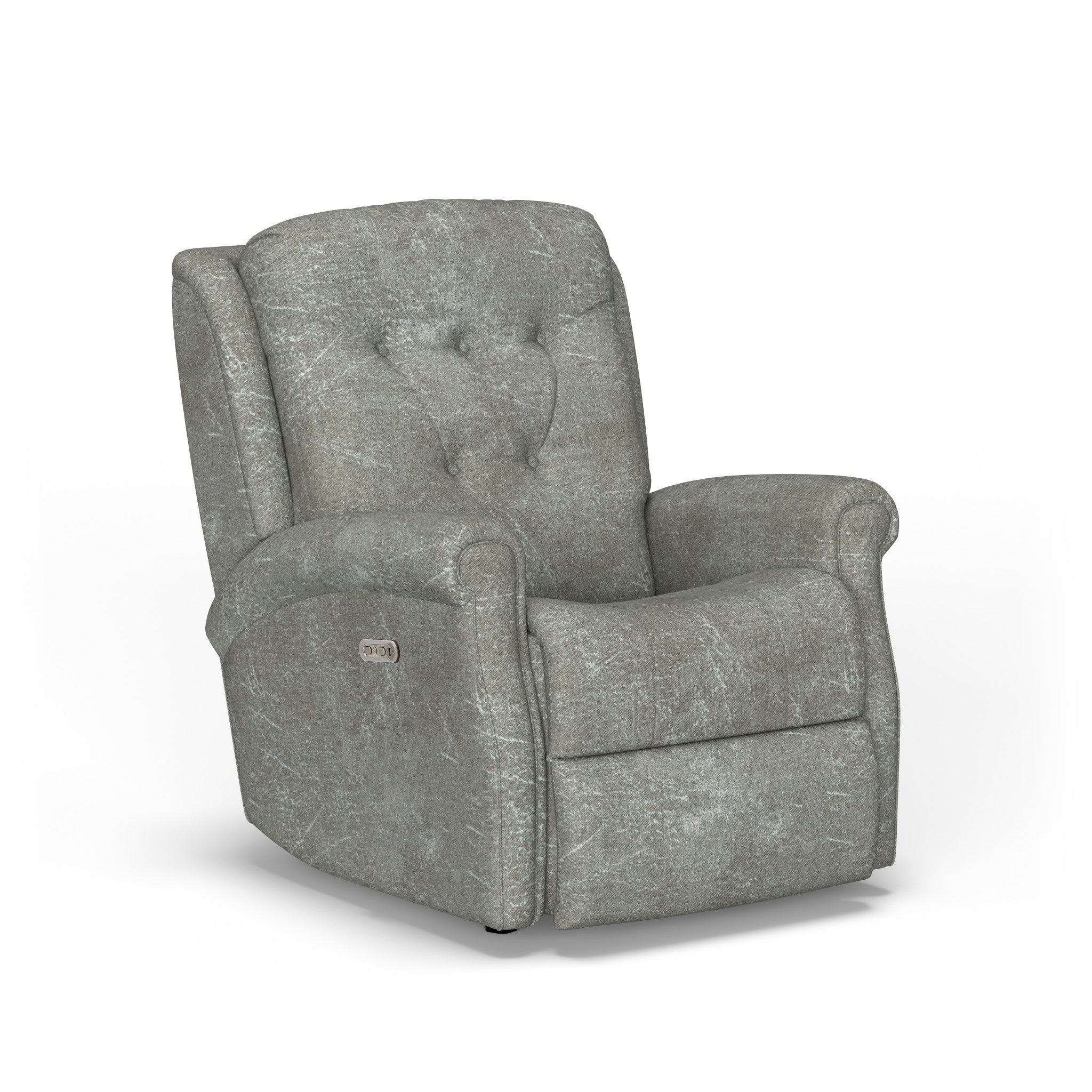 Minnie Fabric Power Recliner with Power Headrest
