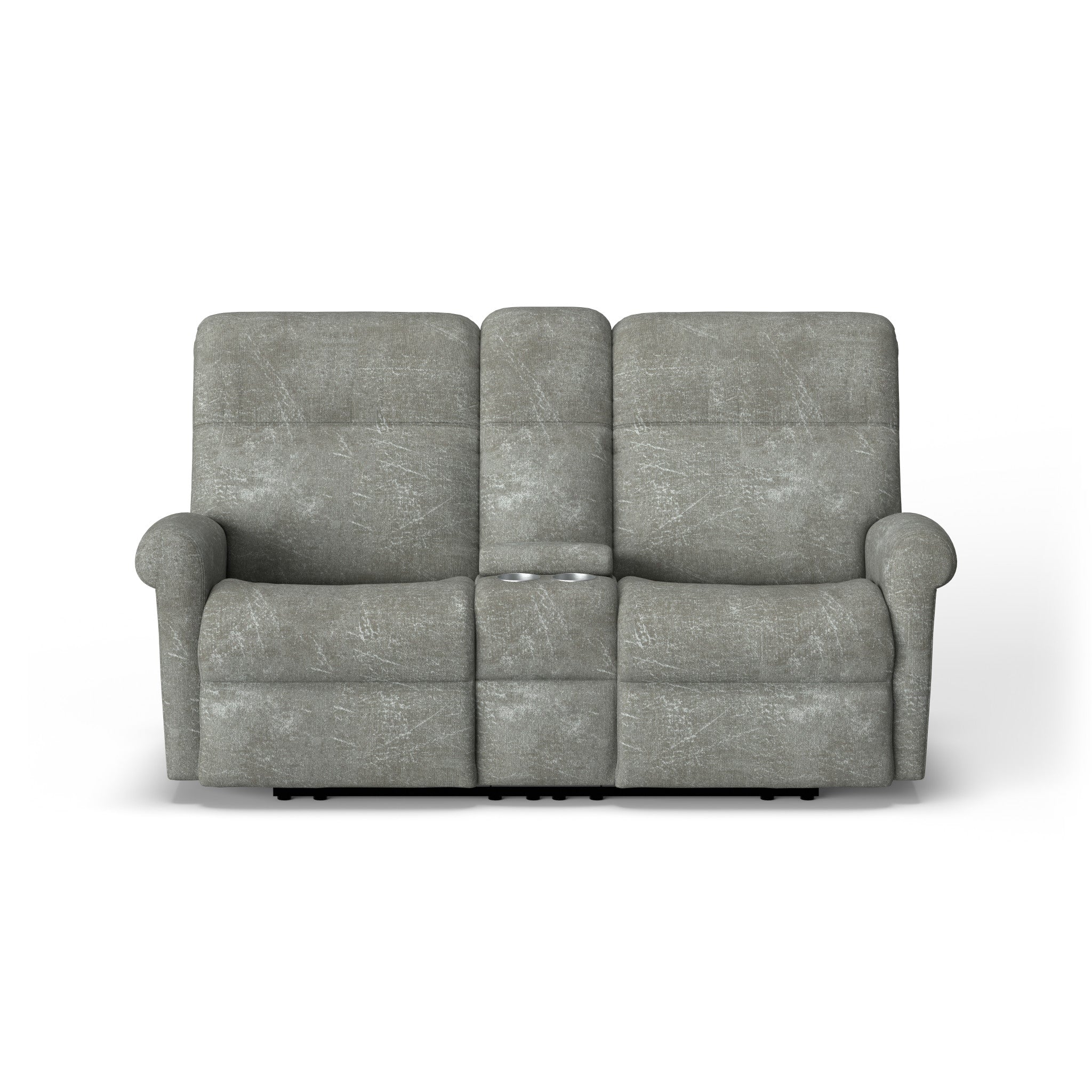 Davis Fabric Power Reclining Loveseat with Console