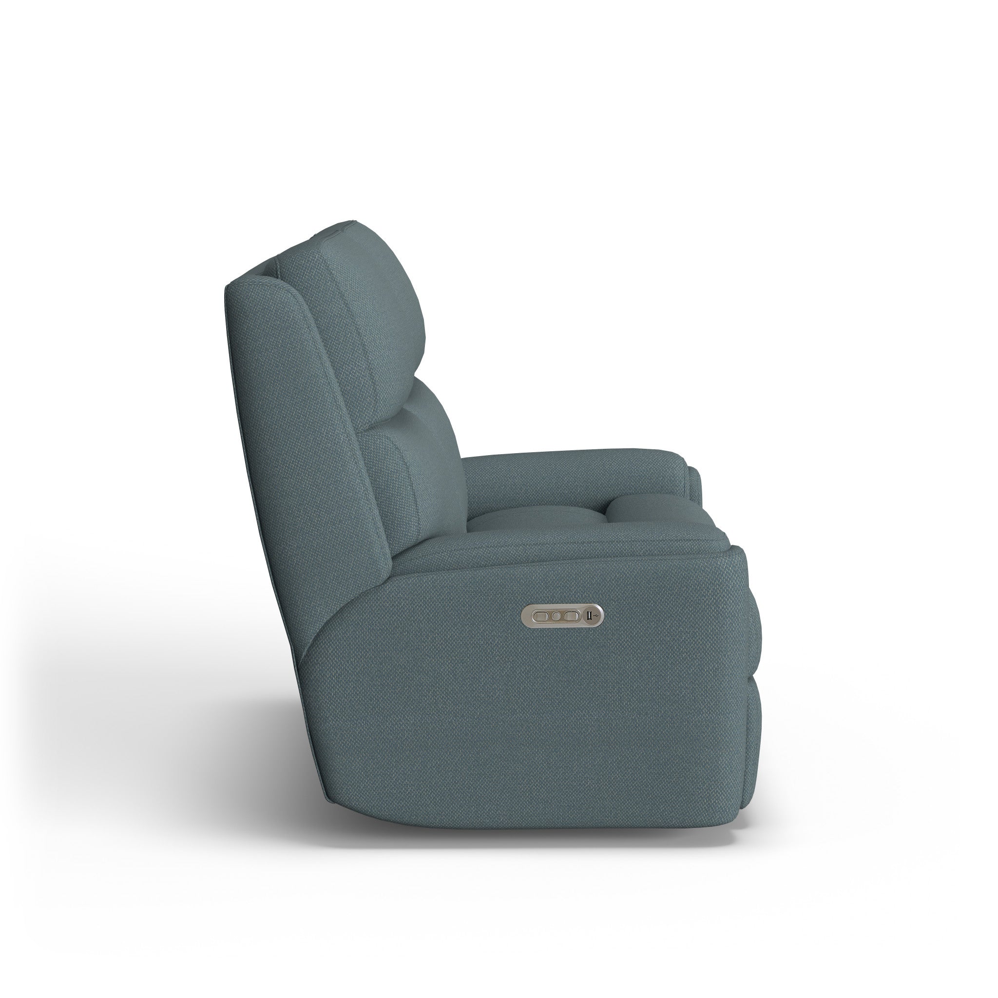 Rio Fabric Power Reclining Loveseat with Power Headrests