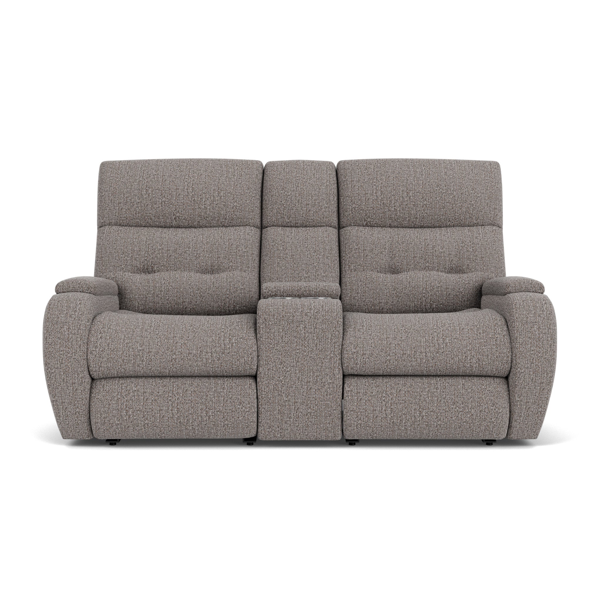 Strait Fabric Power Recliner with Power Headrest & Lumbar
