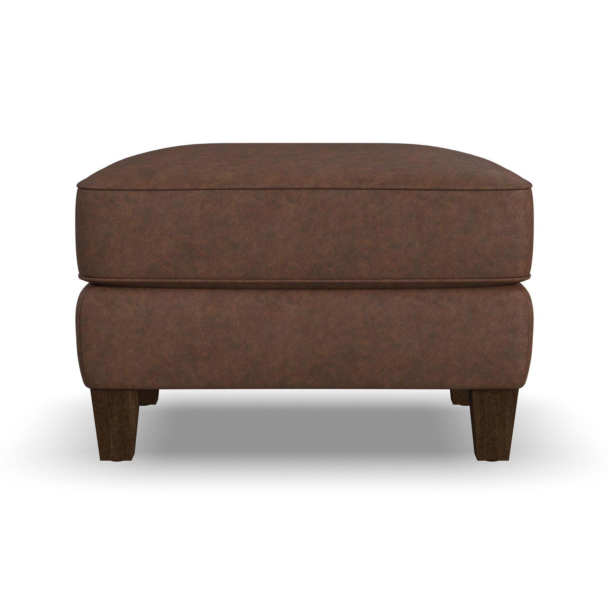 Finley Leather Ottoman