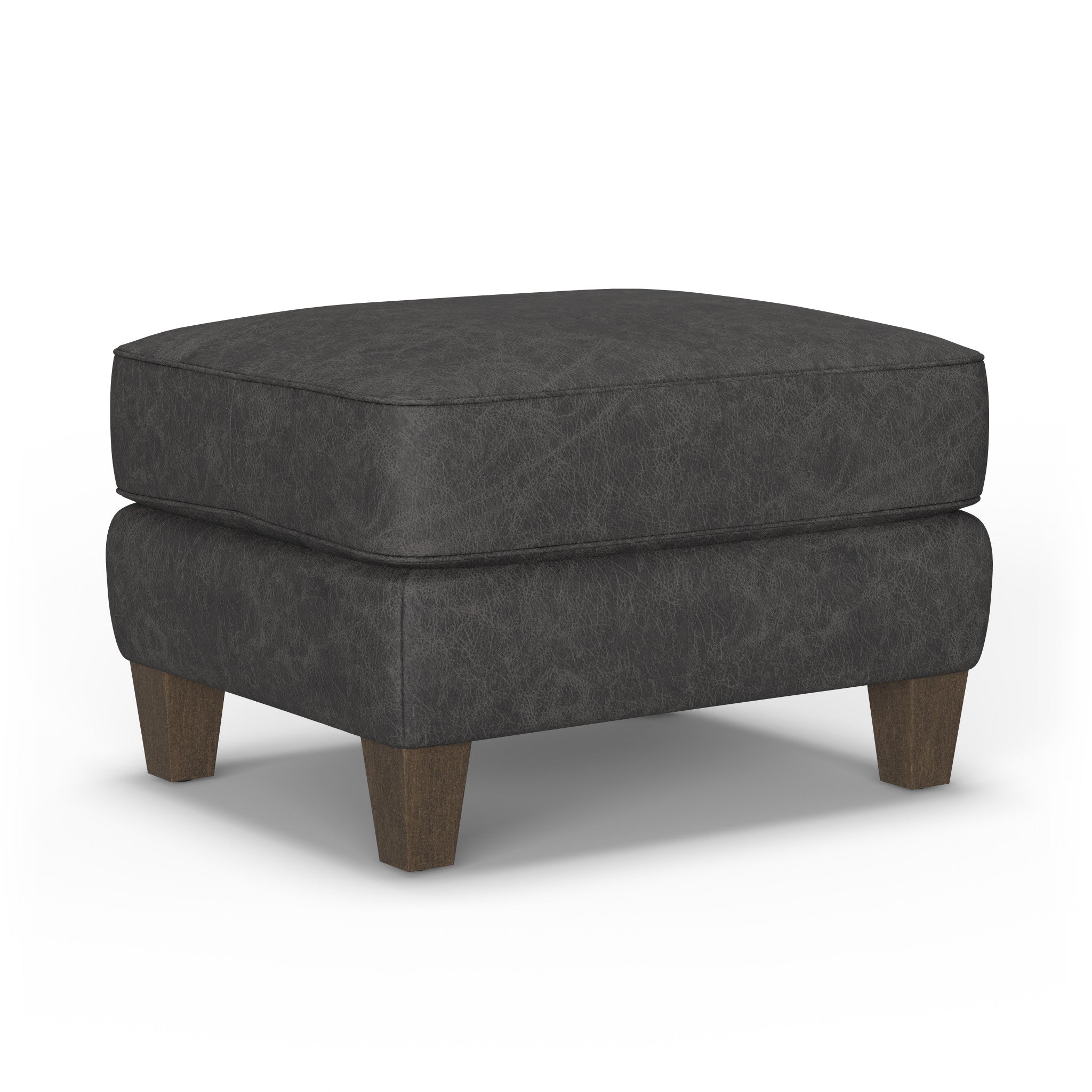 Finley Leather Ottoman