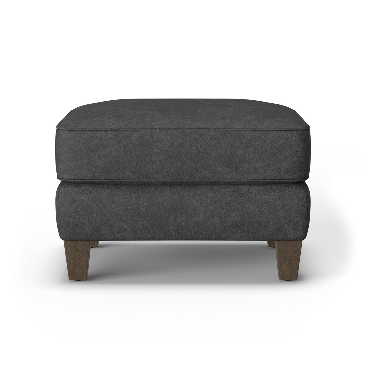 Finley Leather Ottoman