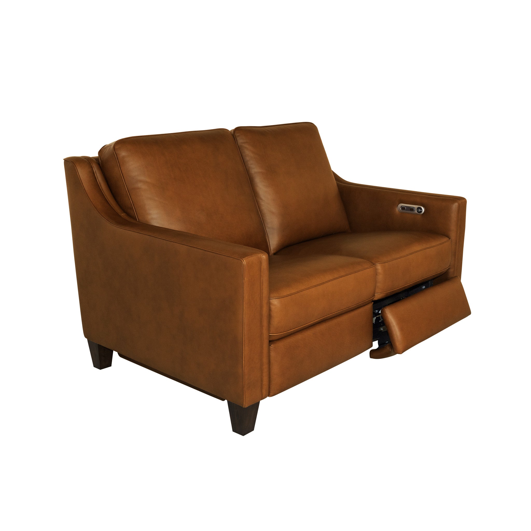 Finley Leather Power Inclining Loveseat