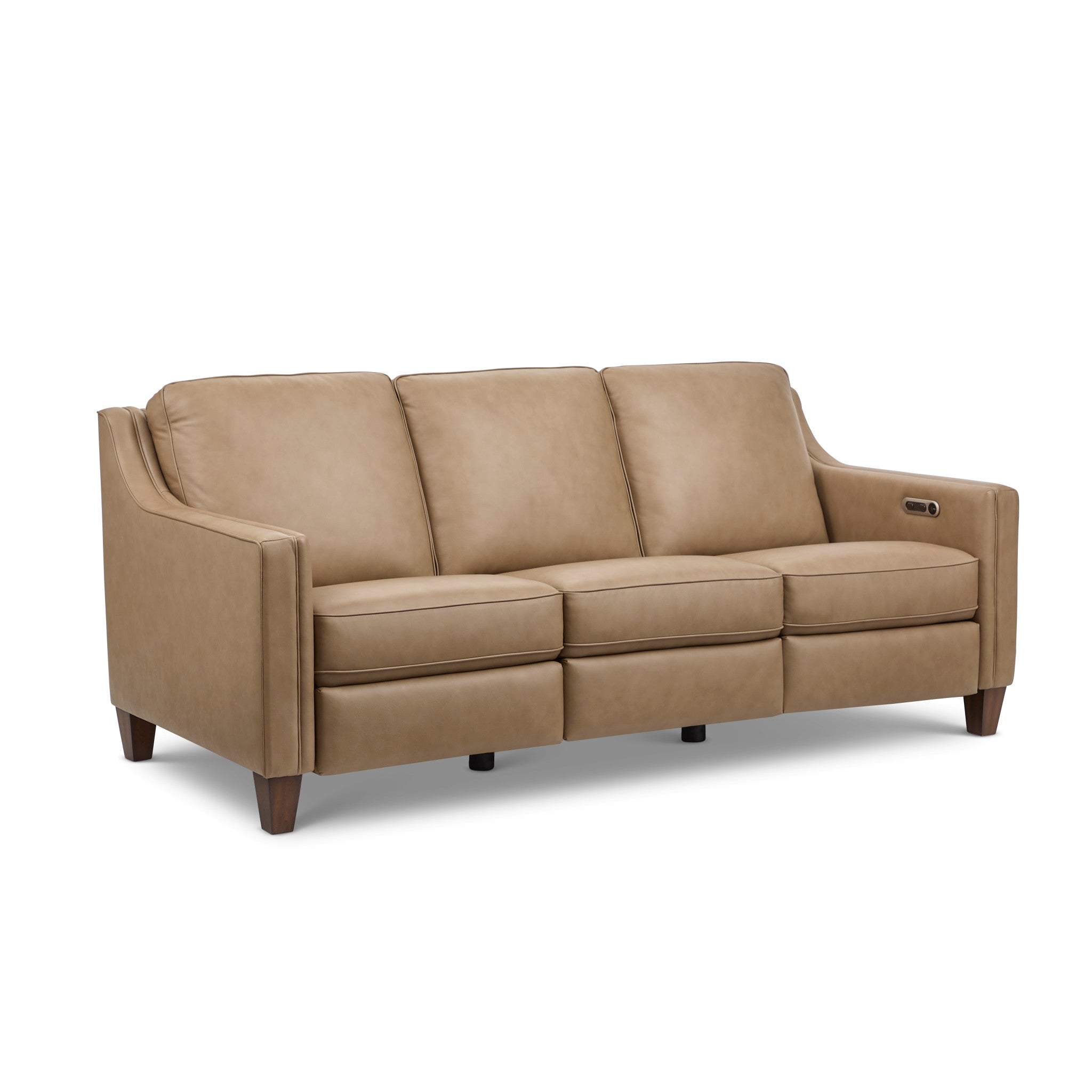Finley Leather Power Inclining Sofa
