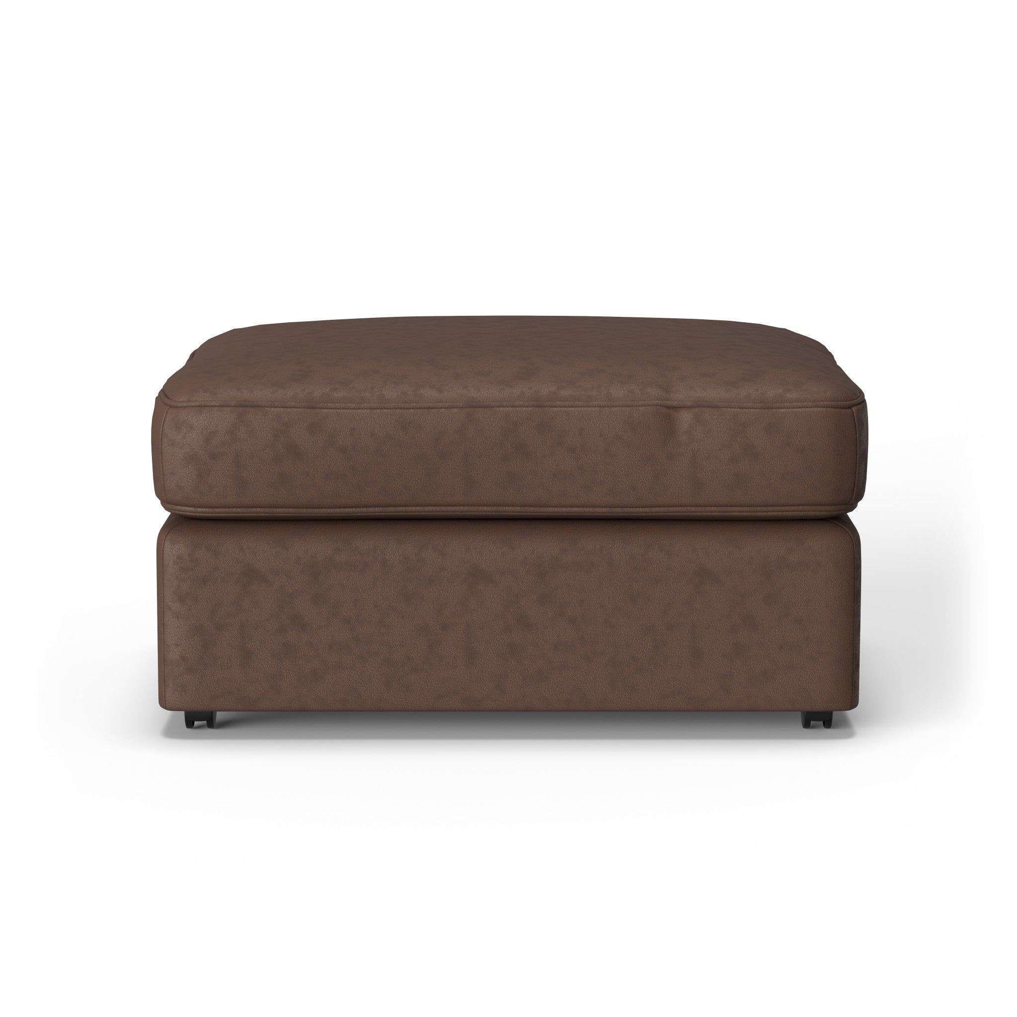 Vail Leather Ottoman