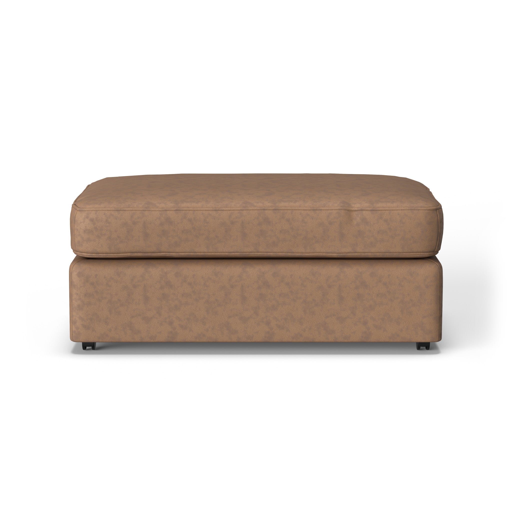 Vail Leather Cocktail Ottoman