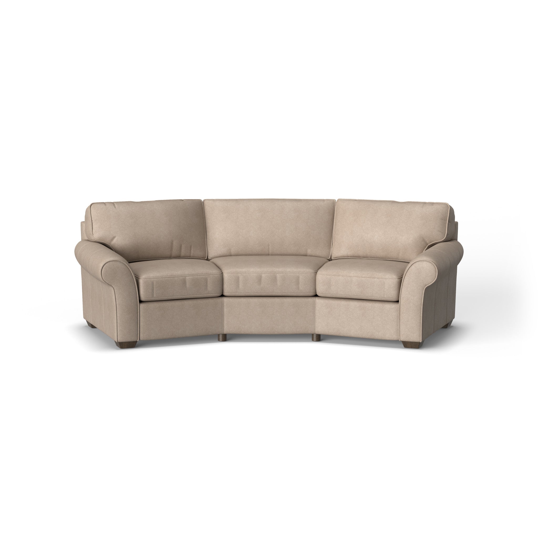 Vail Leather Conversation Sofa