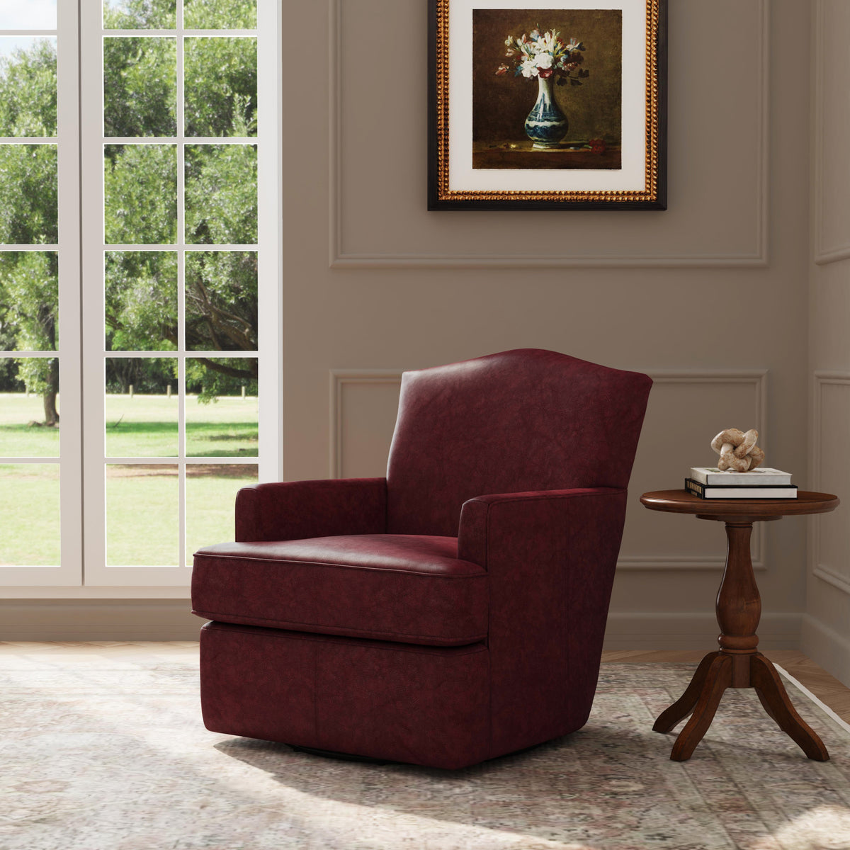 Judge Leather Swivel Chair