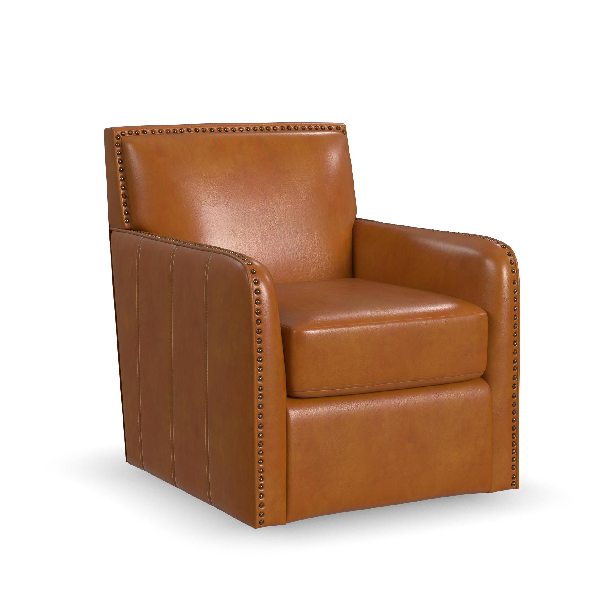 Beckett Leather Swivel Chair