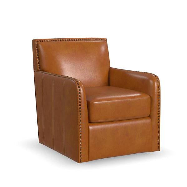 Beckett Leather Swivel Chair