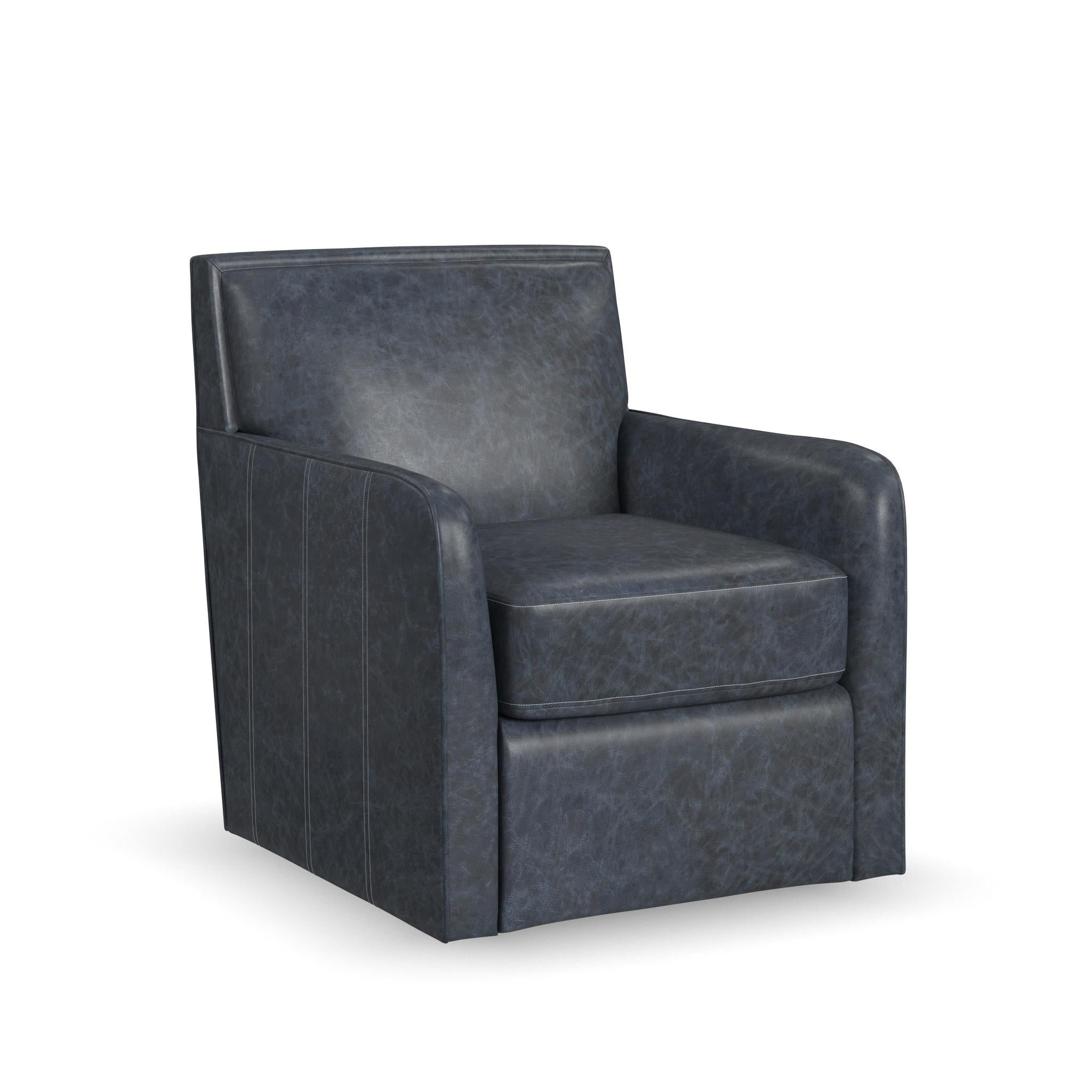 Beckett Leather Swivel Chair