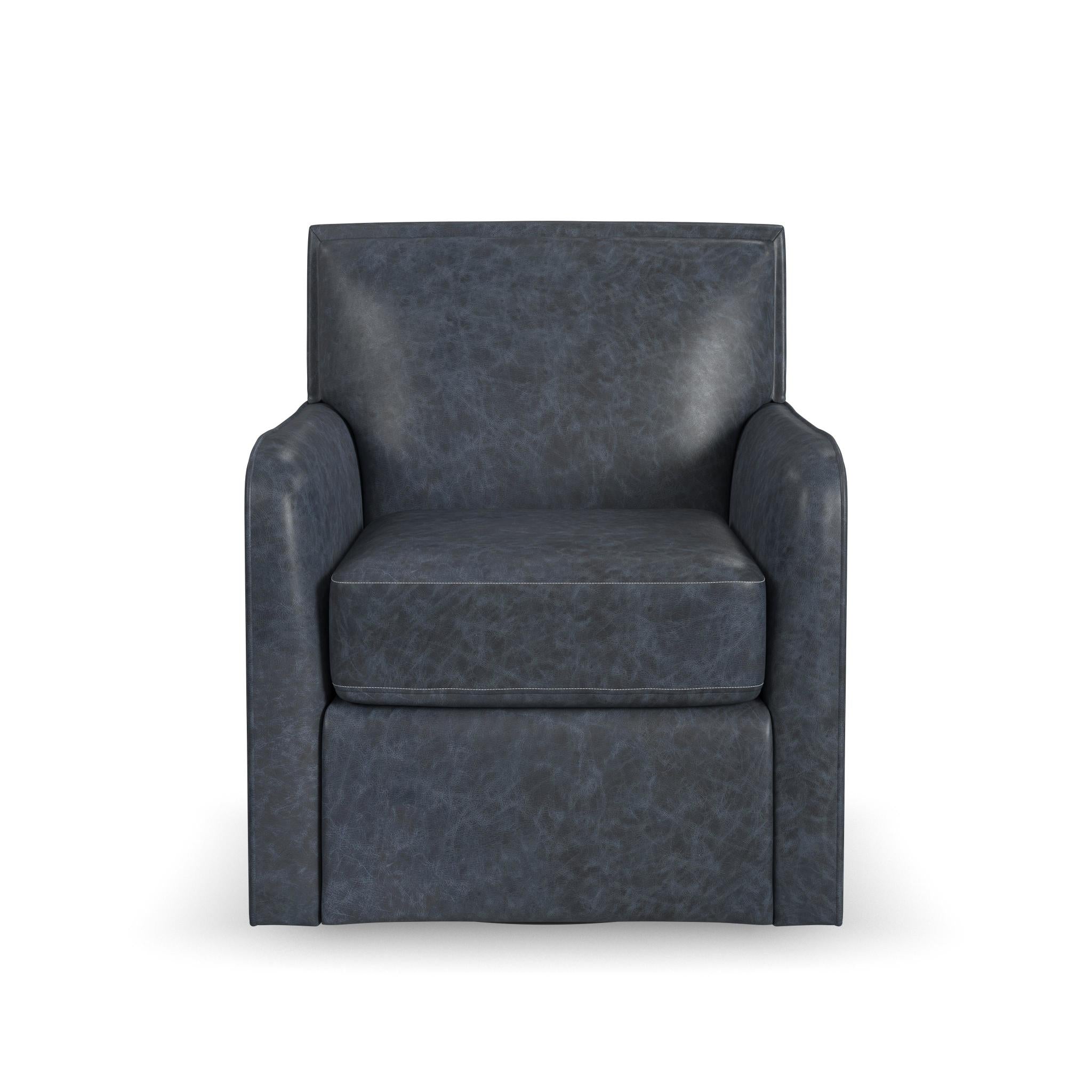 Beckett Leather Swivel Chair