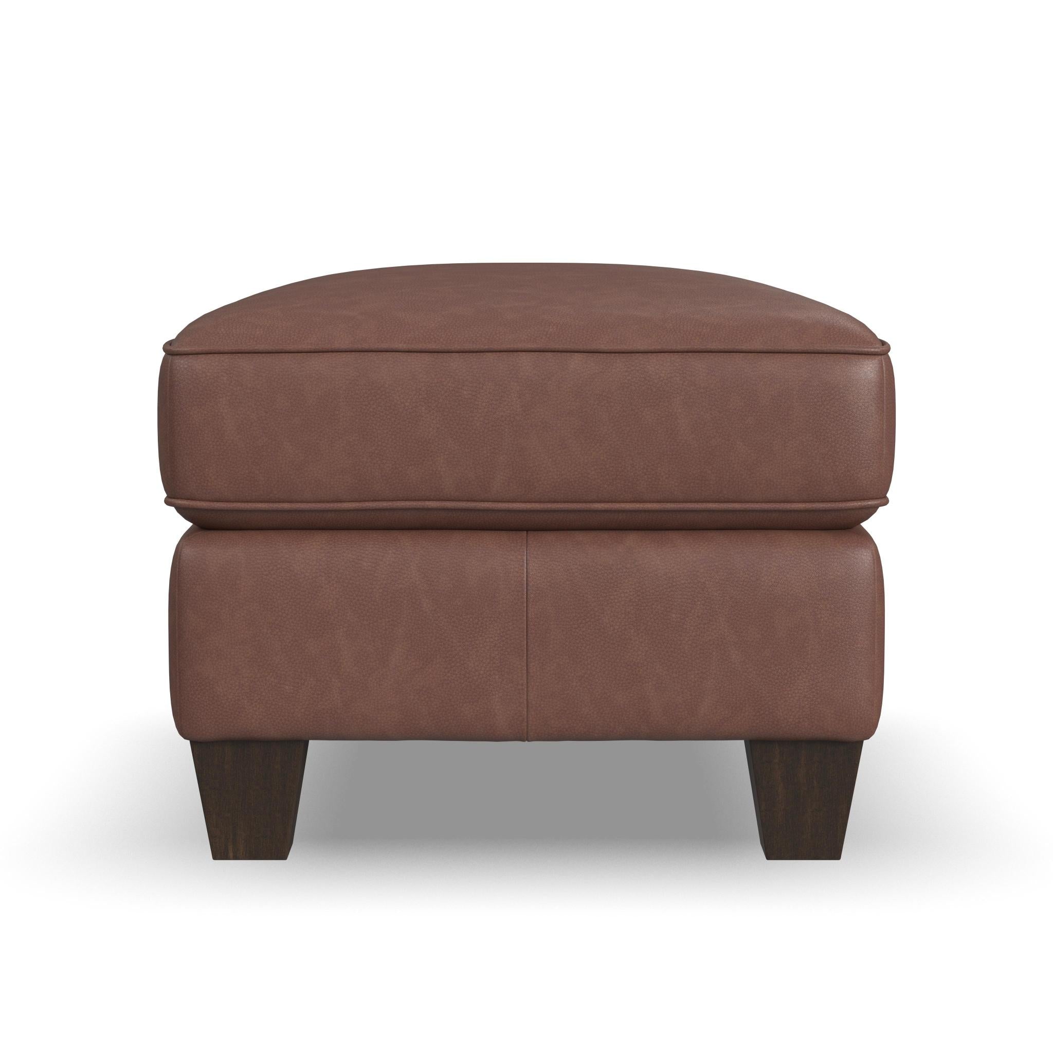 Dempsey Leather Ottoman