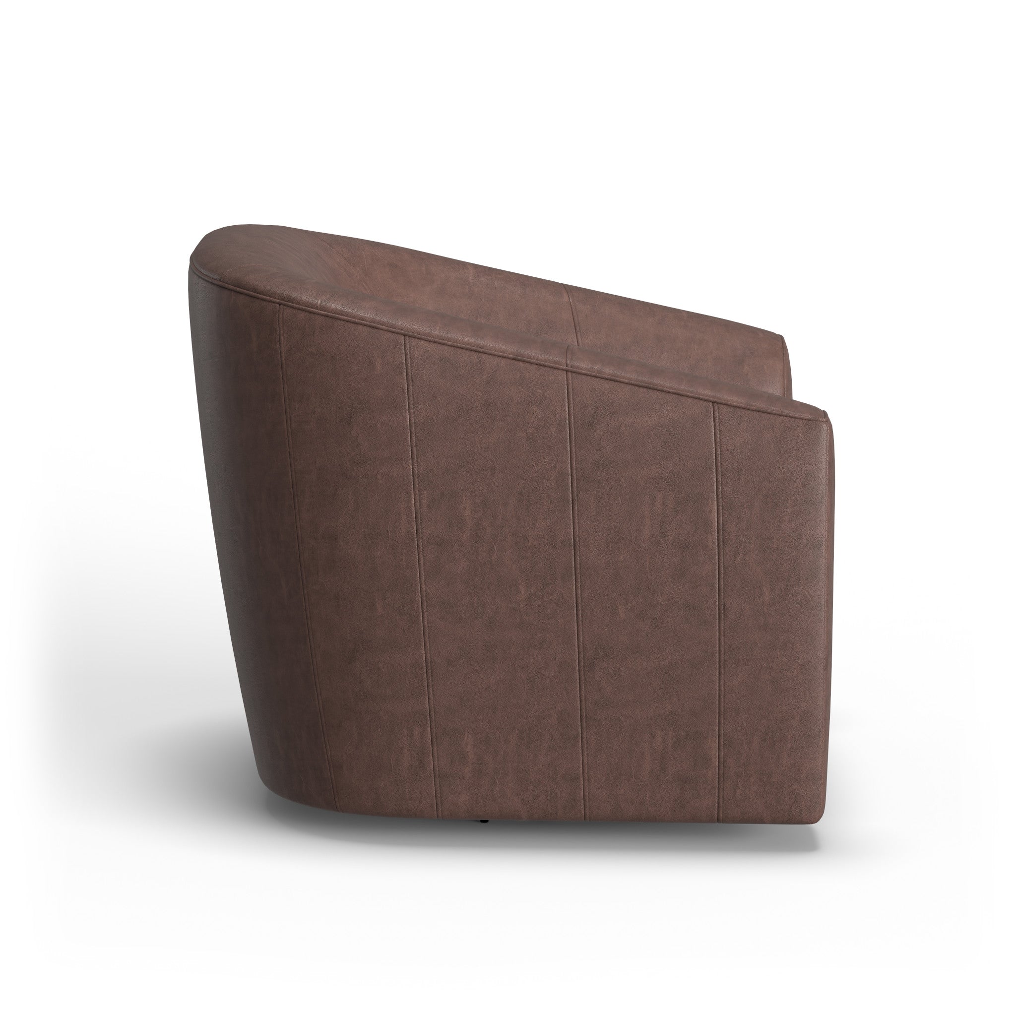Jewel Fabric & Leather Swivel Chair