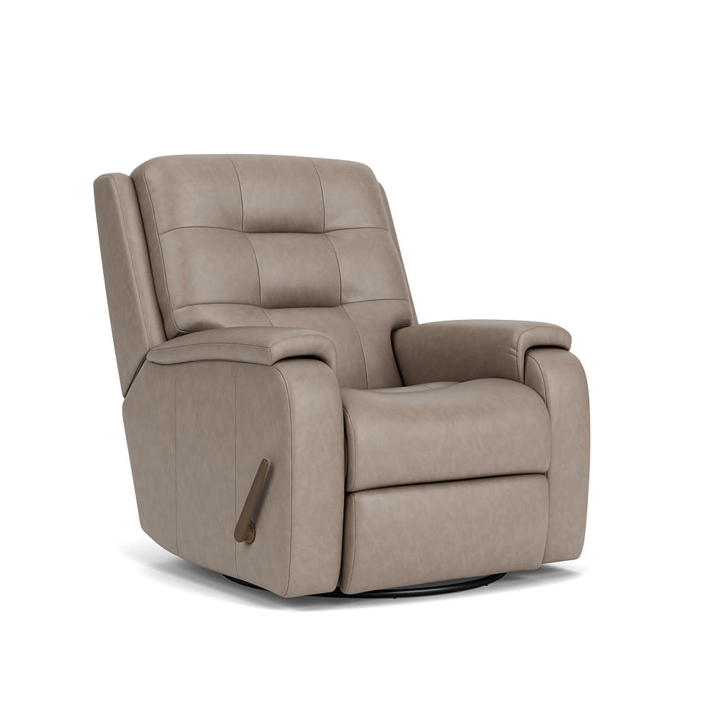 Arlo Leather Swivel Gliding Recliner