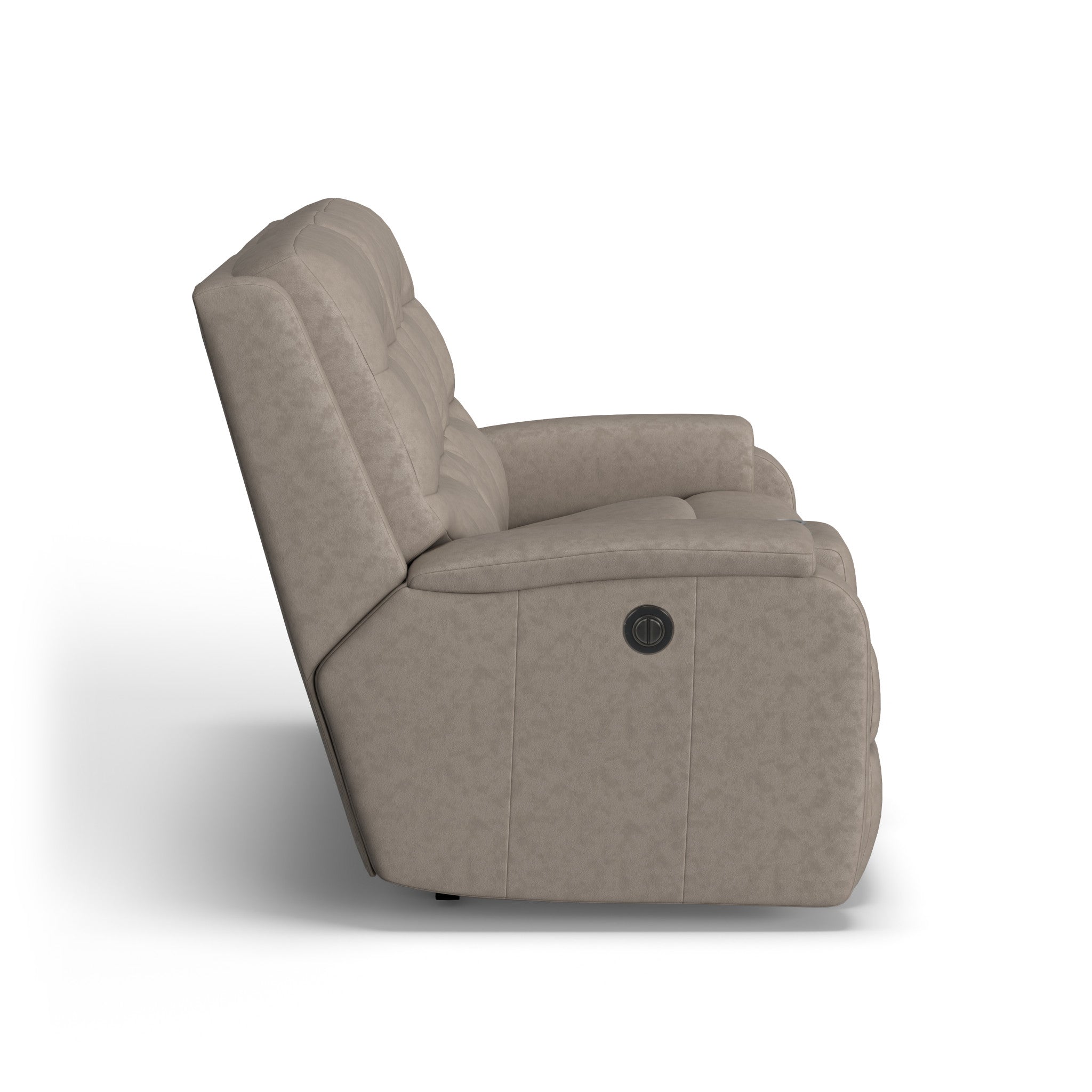 Arlo Leather Power Reclining Loveseat with Console