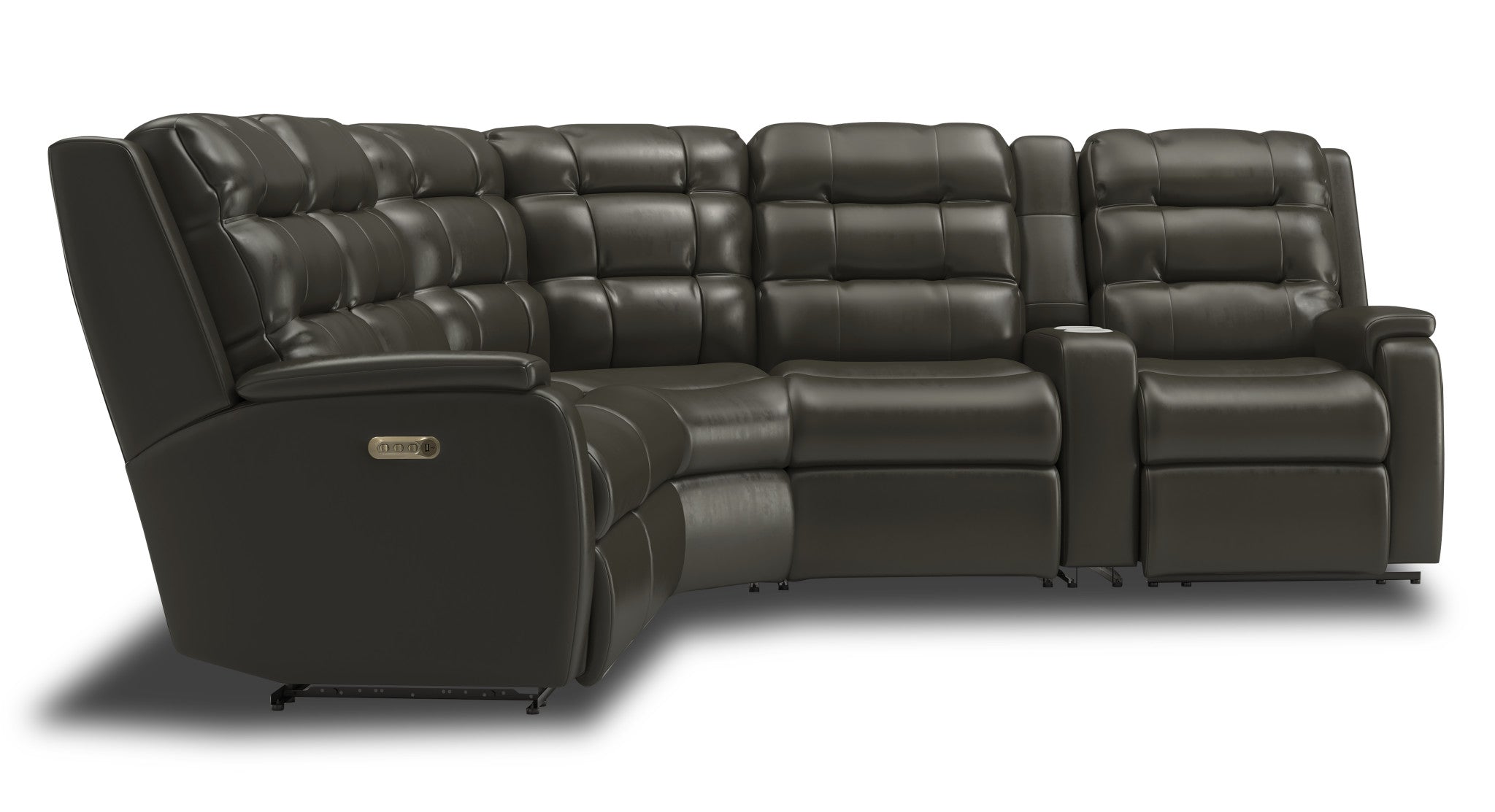 Arlo Power Reclining Sectional with Power Headrests & Lumbar