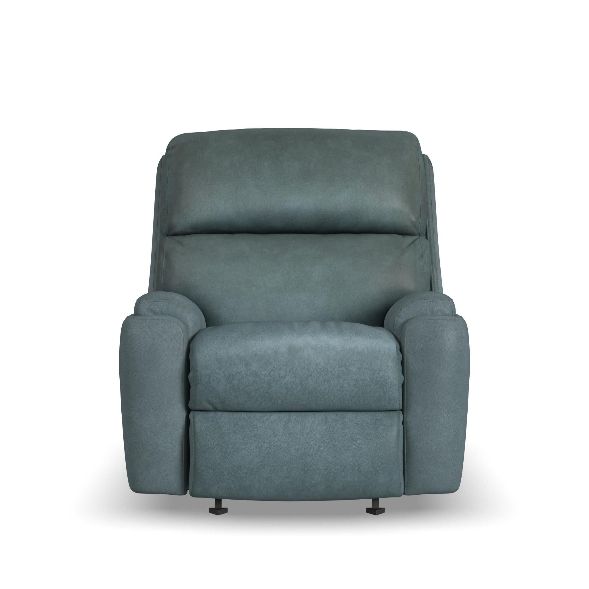 Rio Leather Power Rocking Recliner with Power Headrest