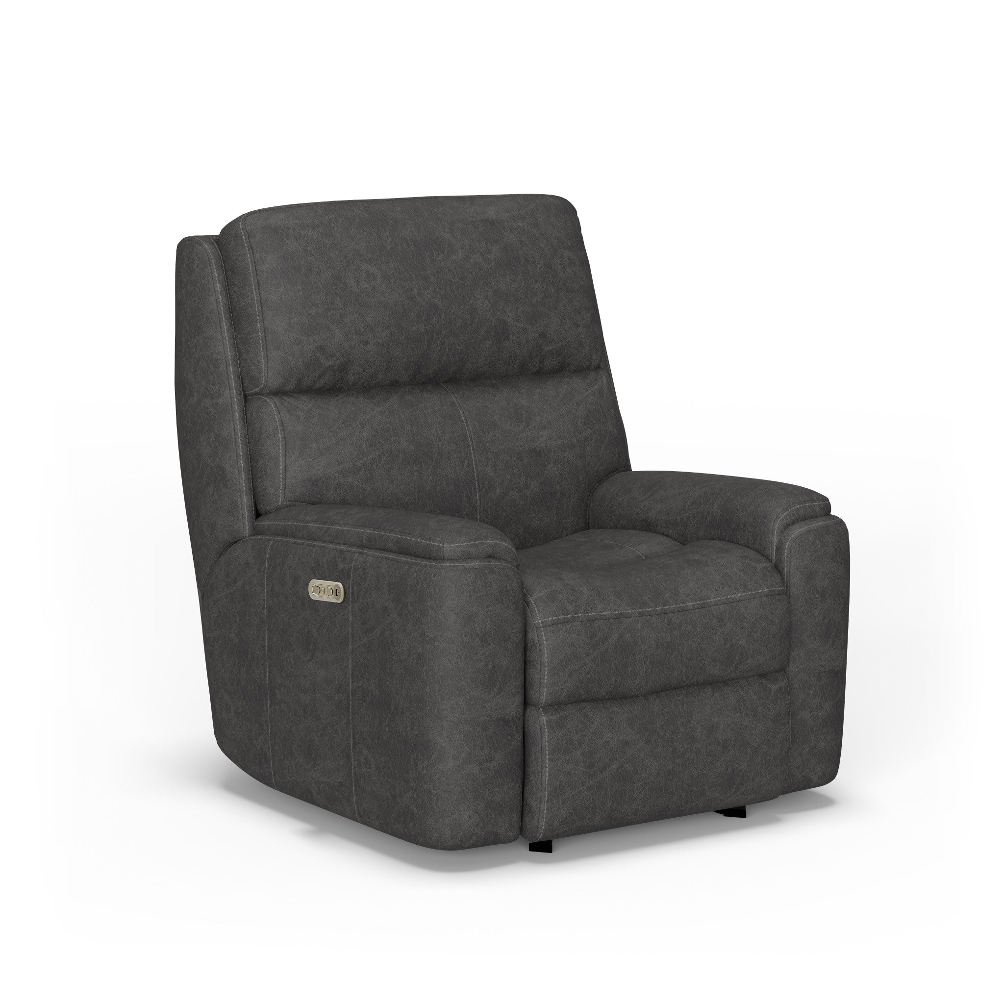 Rio Leather Power Rocking Recliner with Power Headrest