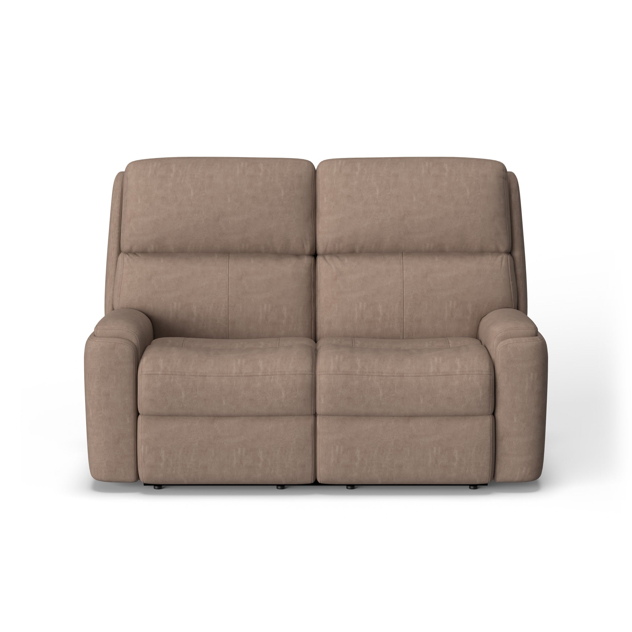 Rio Leather Power Reclining Loveseat with Power Headrests