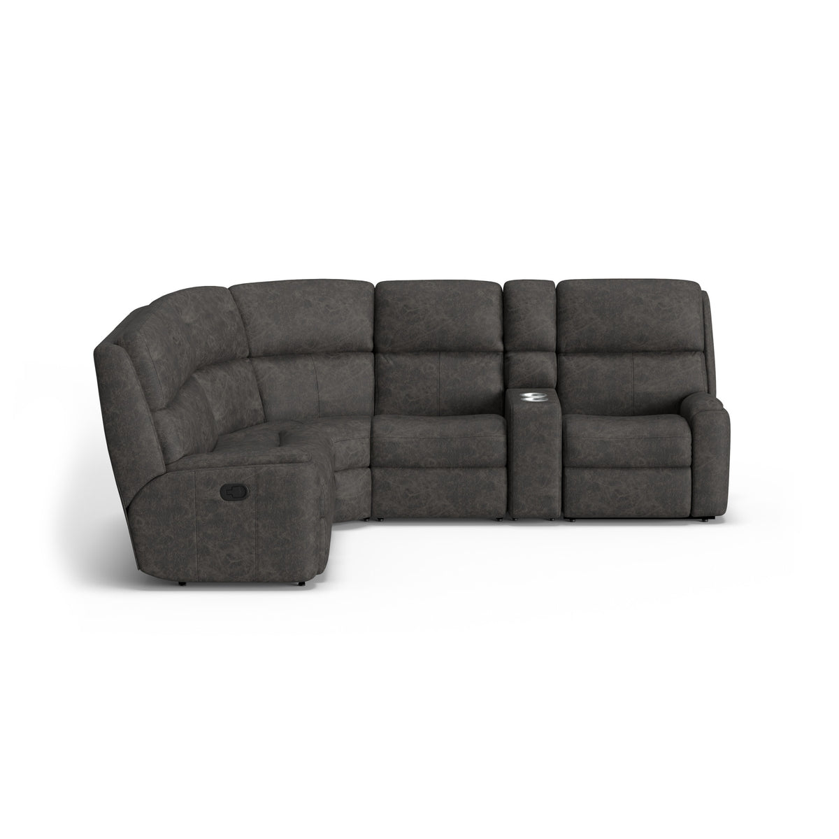 Rio Leather Reclining Sectional