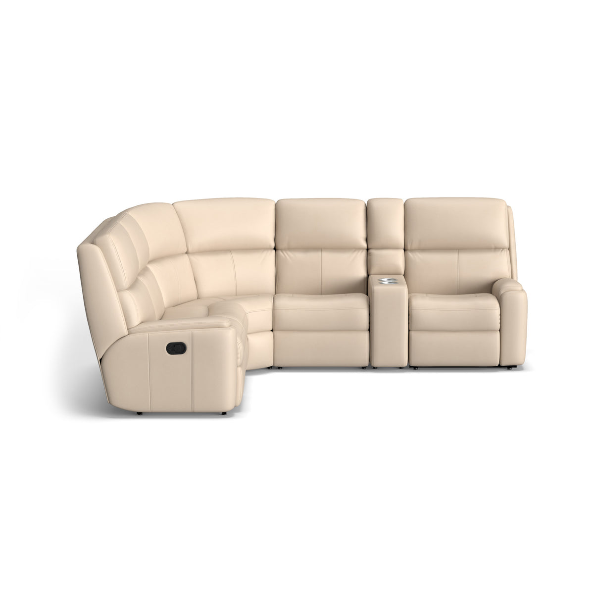 Rio Leather Reclining Sectional