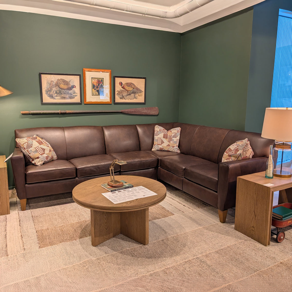 Digby Leather Sectional
