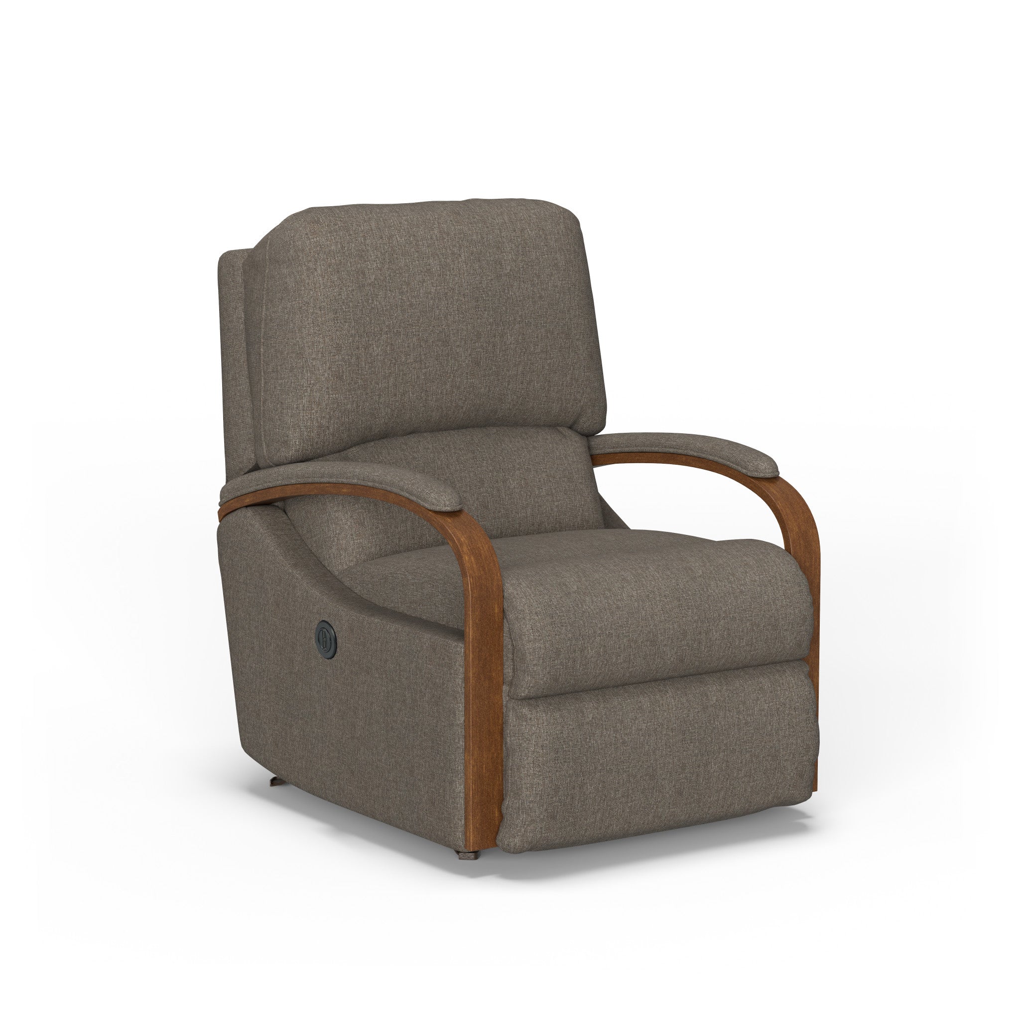 Woodlawn Fabric Power Rocking Recliner