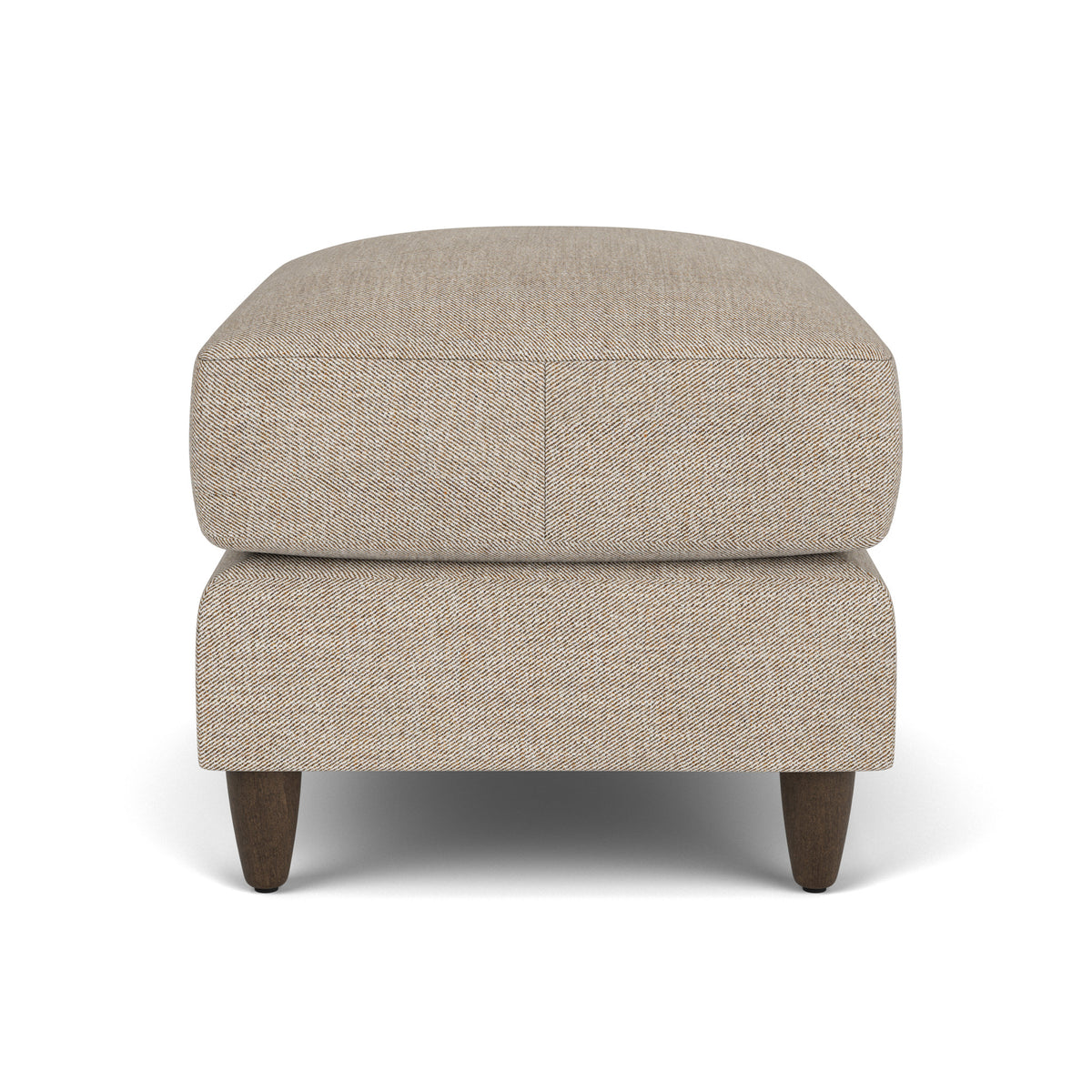Fern Fabric Ottoman