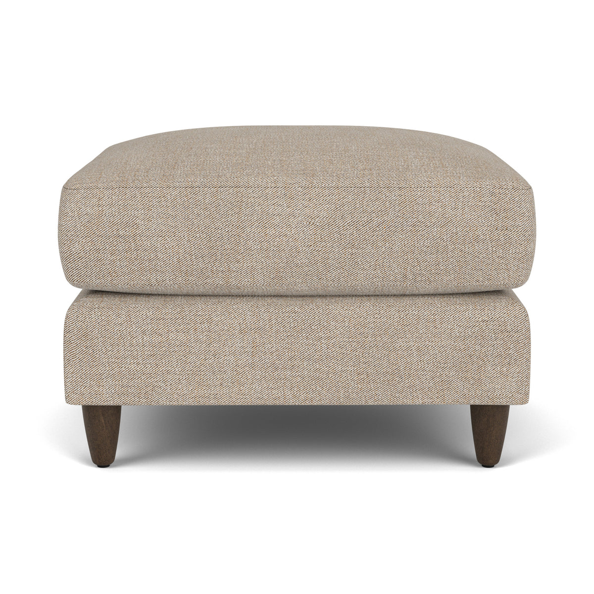 Fern Fabric Ottoman