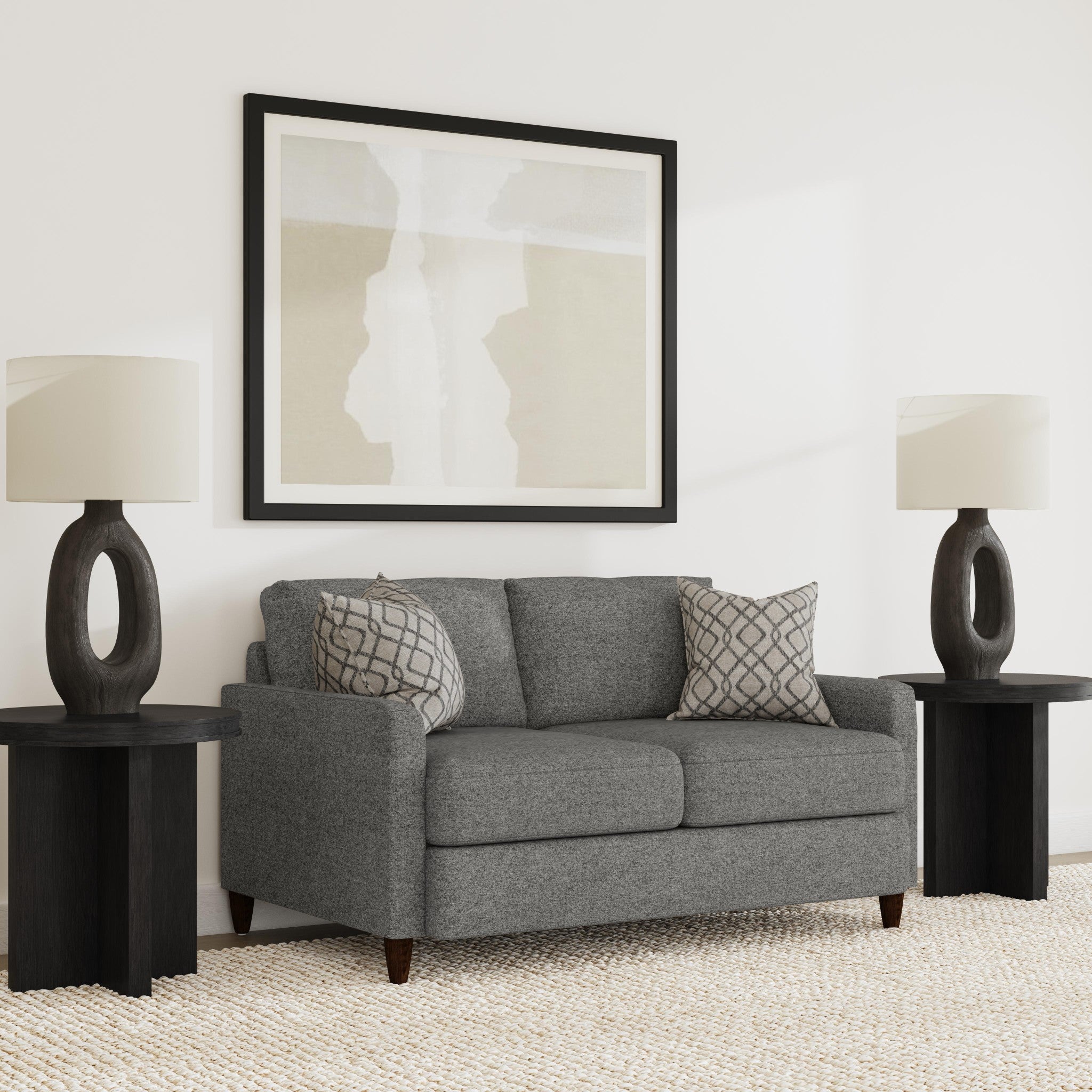 Fern Fabric Loveseat