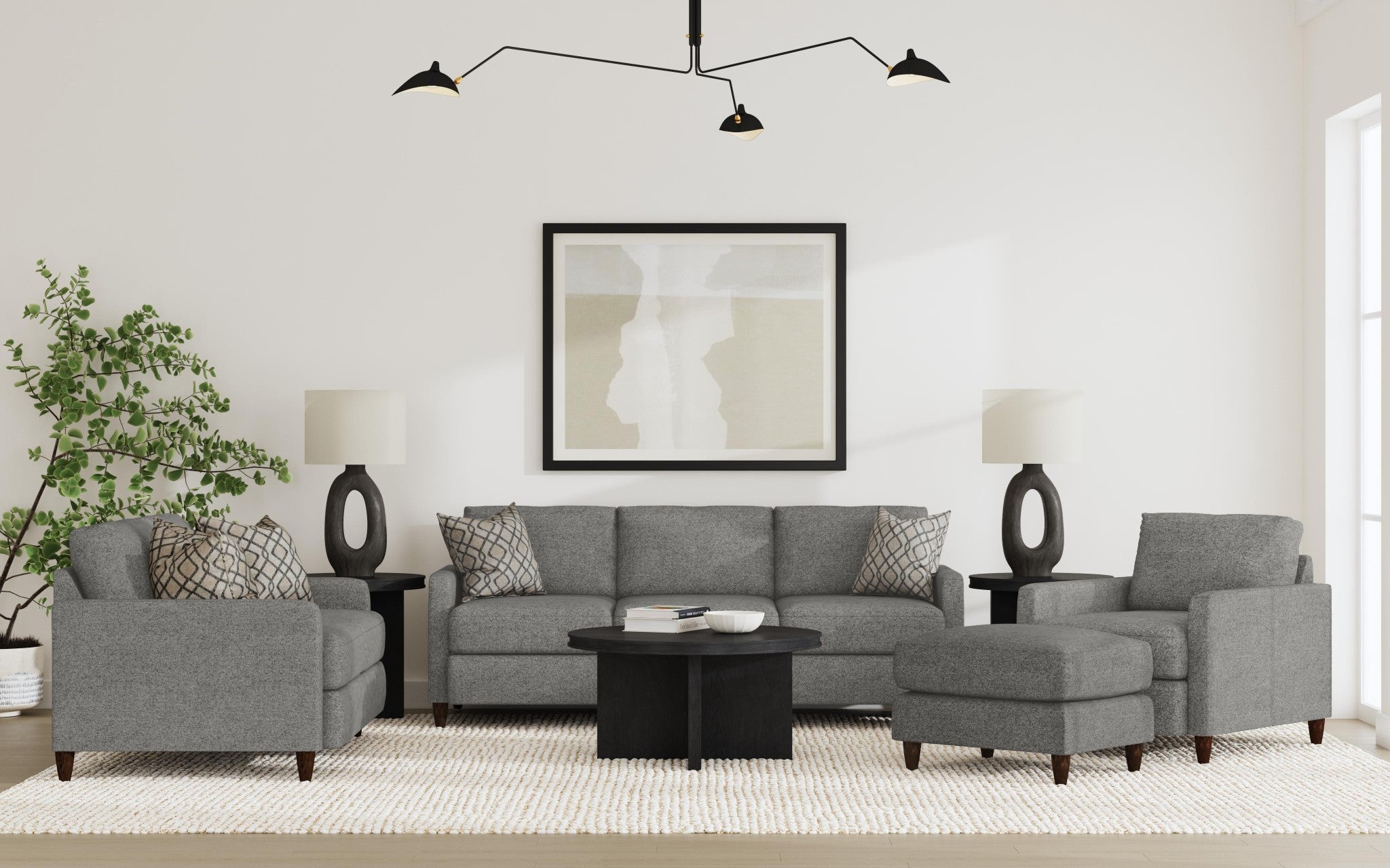 Fern Fabric Sofa