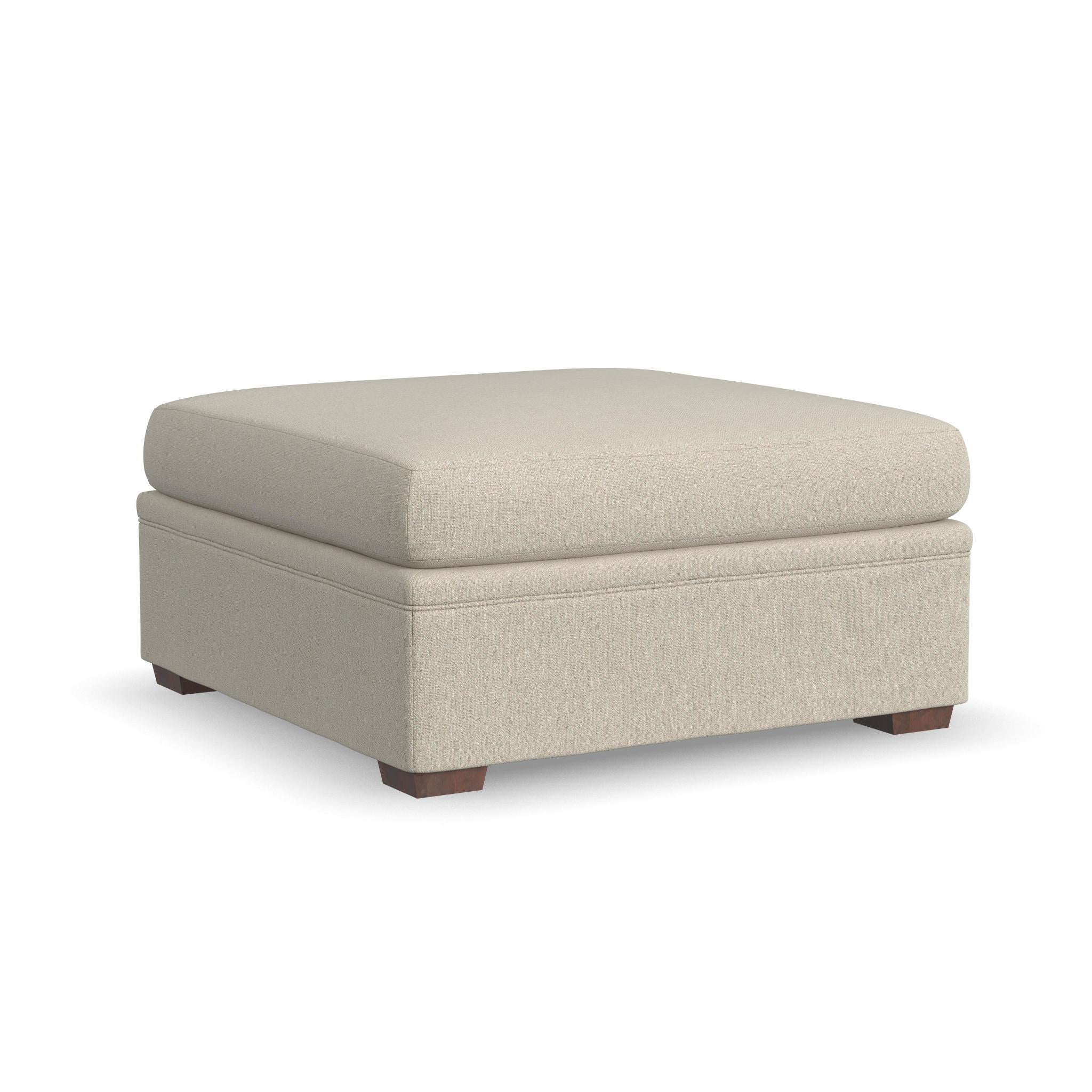 Evelyn Fabric Square Cocktail Ottoman