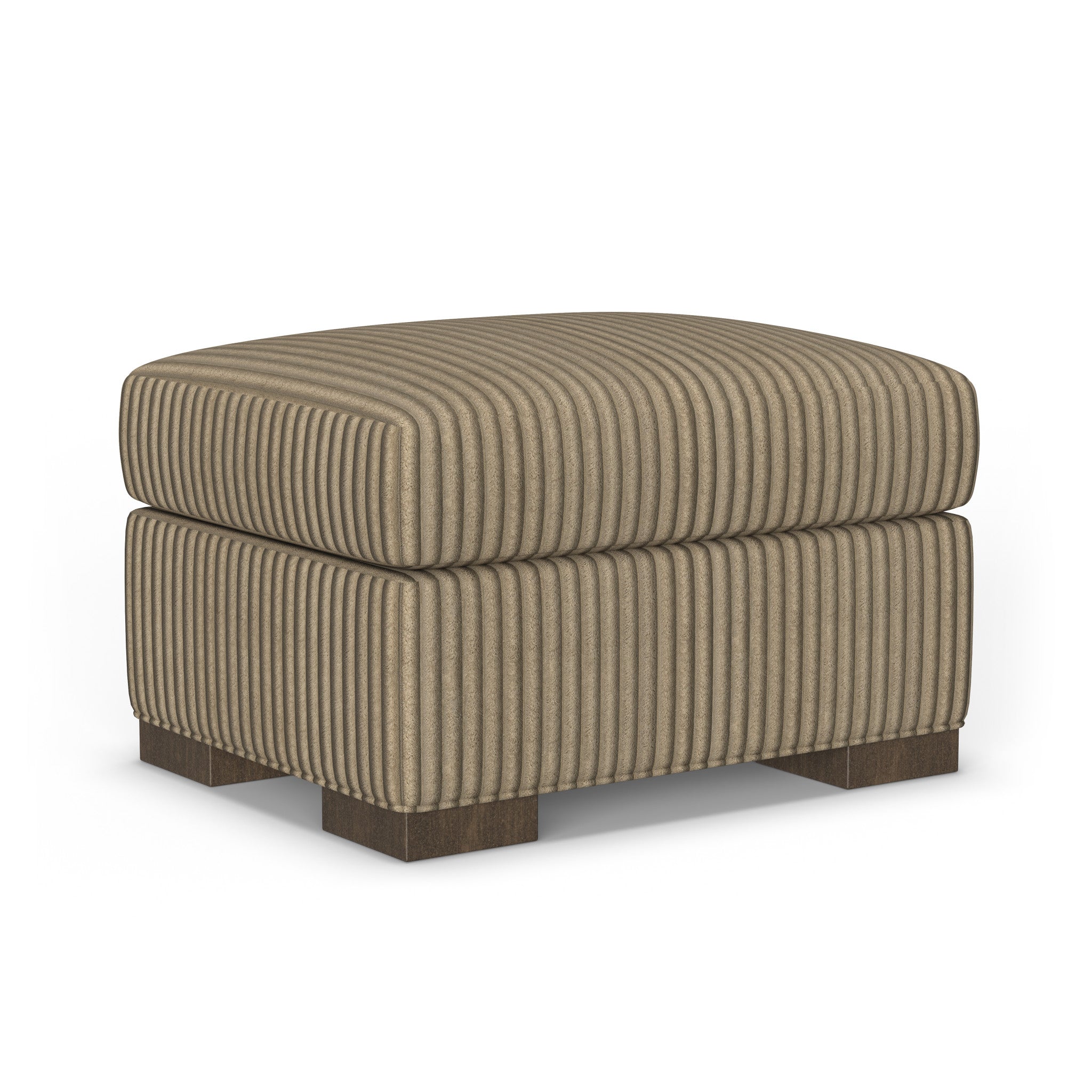 Jasper Fabric Ottoman
