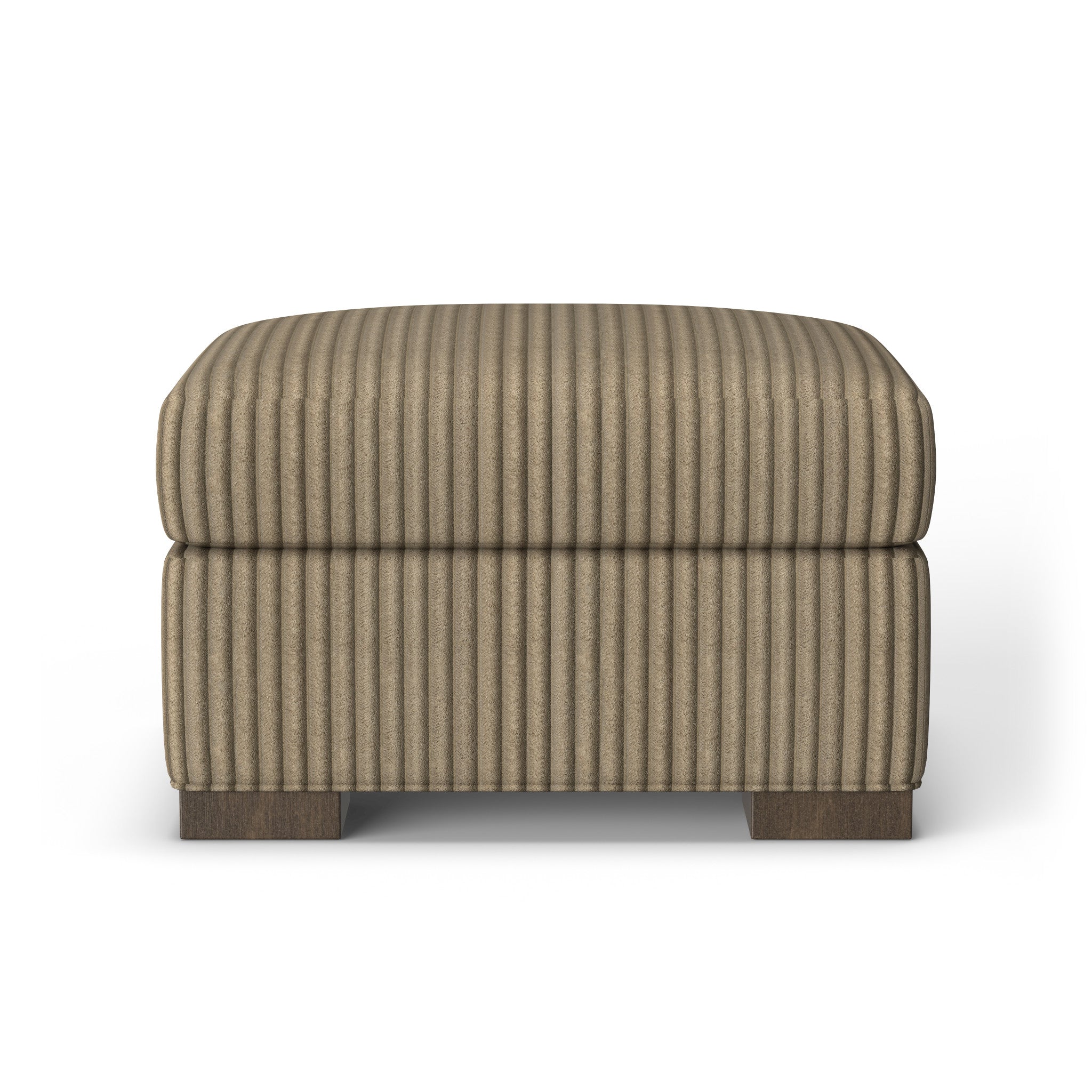 Jasper Fabric Ottoman