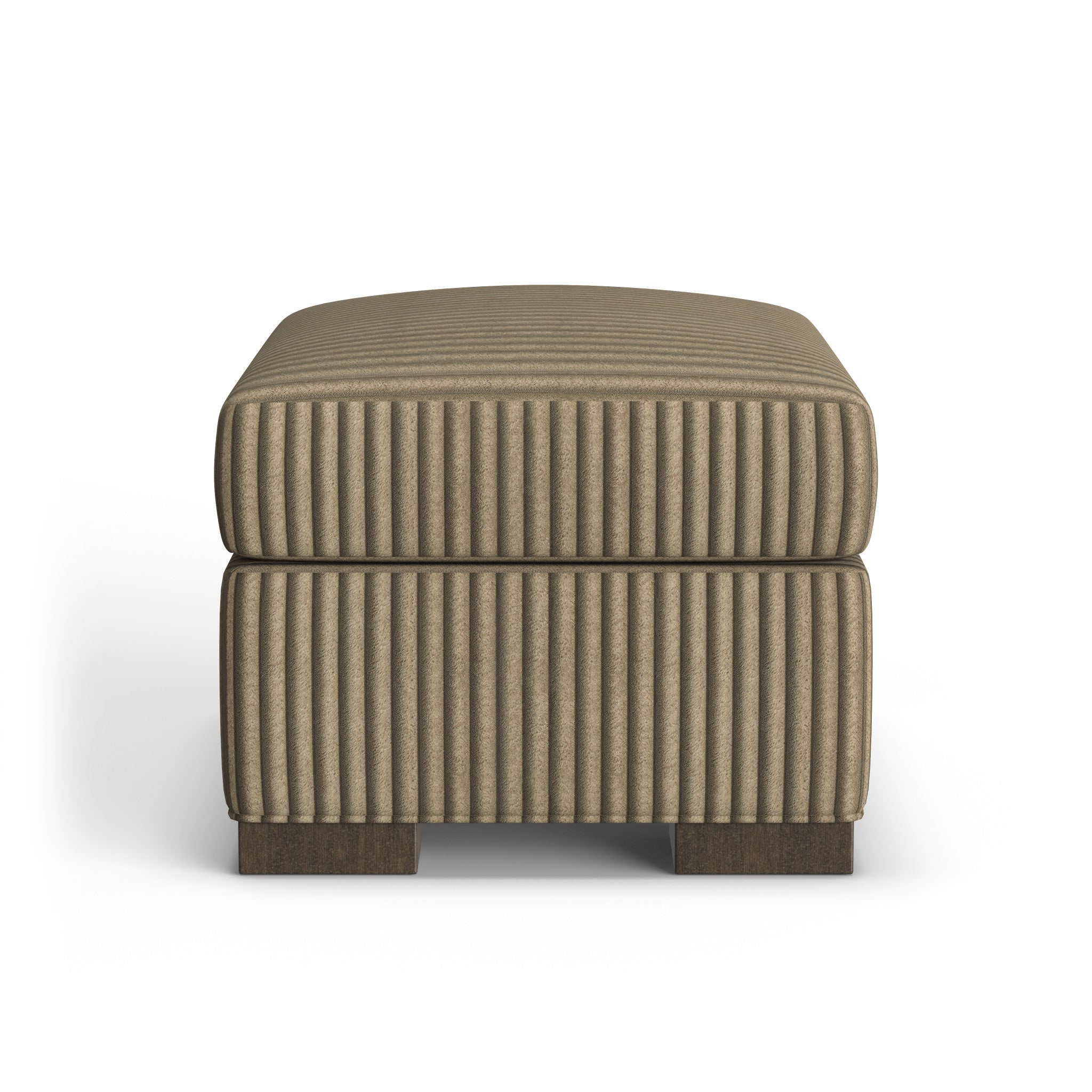 Jasper Fabric Ottoman