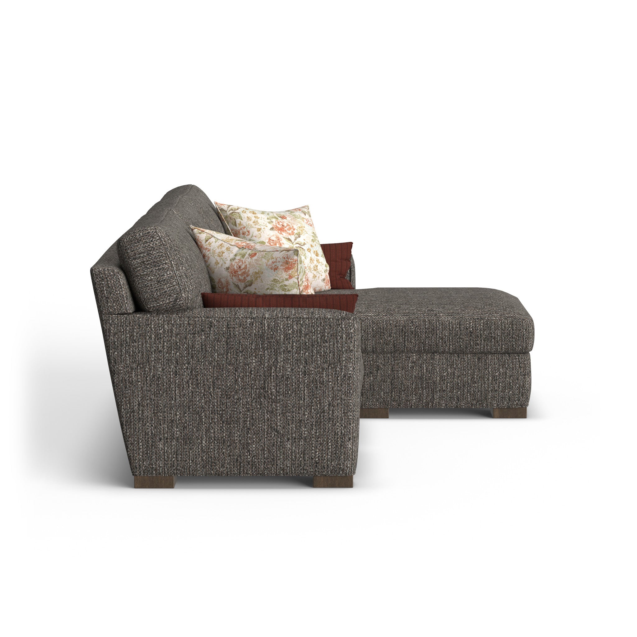 Jasper Fabric Reversible Chaise Sofa