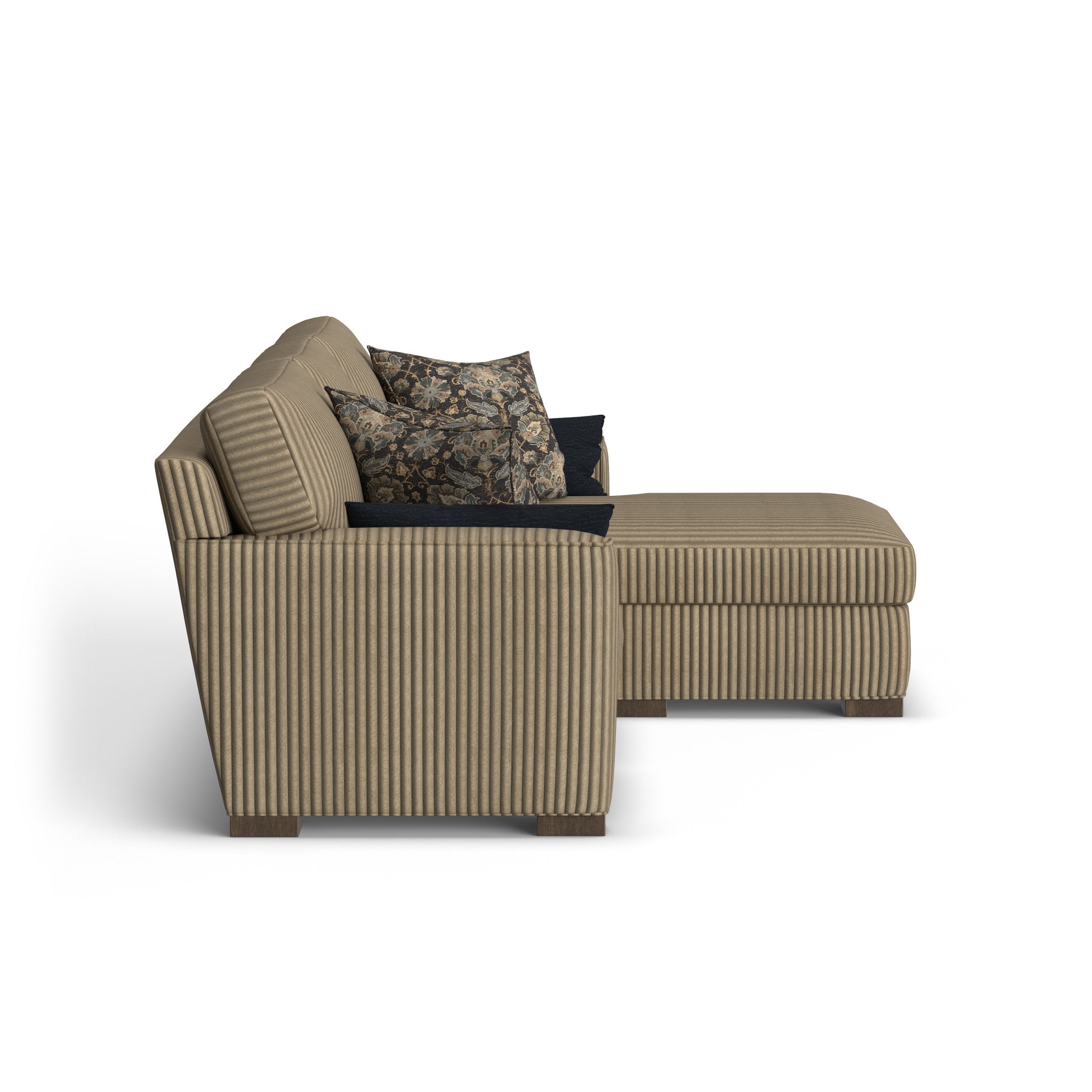 Jasper Fabric Reversible Chaise Sofa