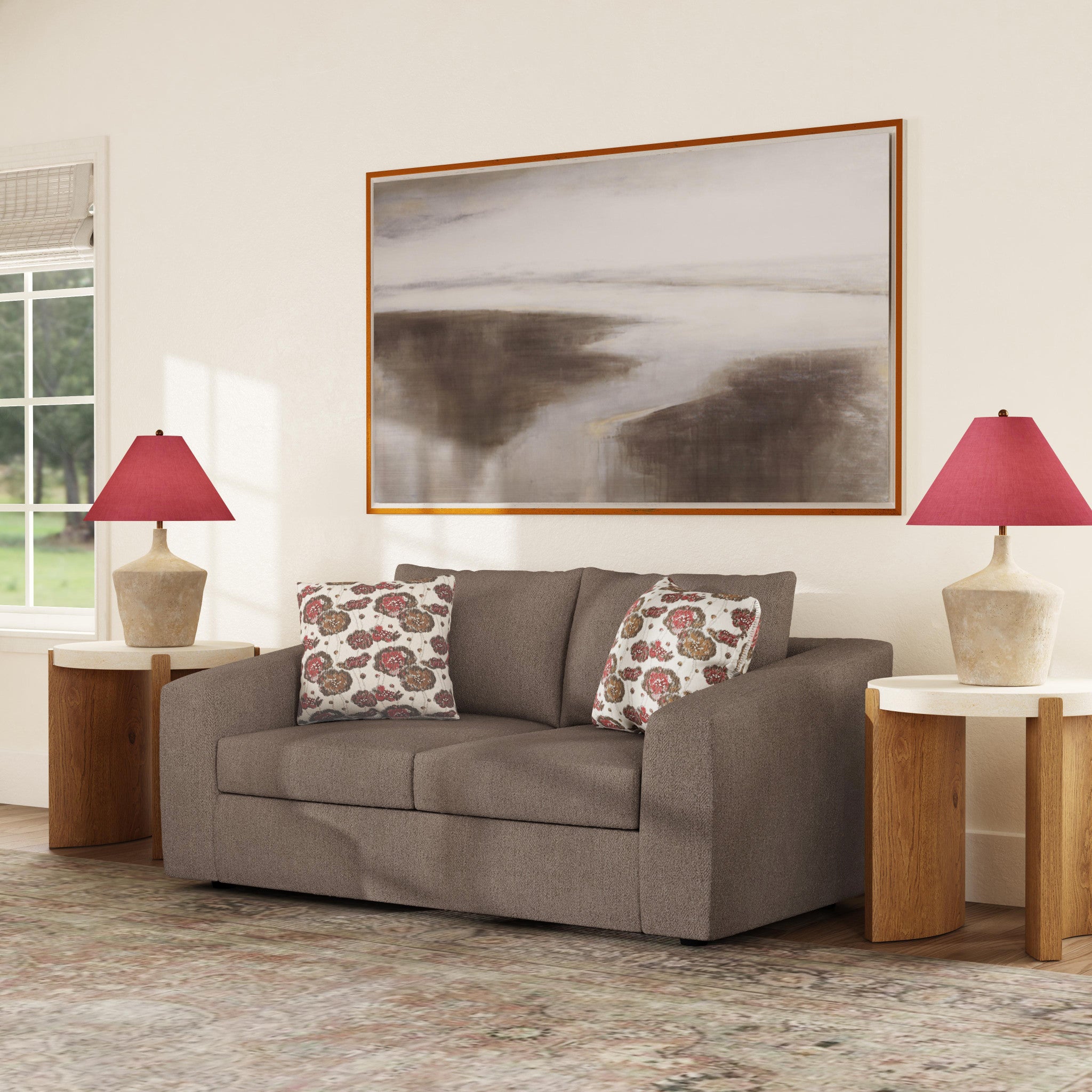 Chevy Fabric Loveseat