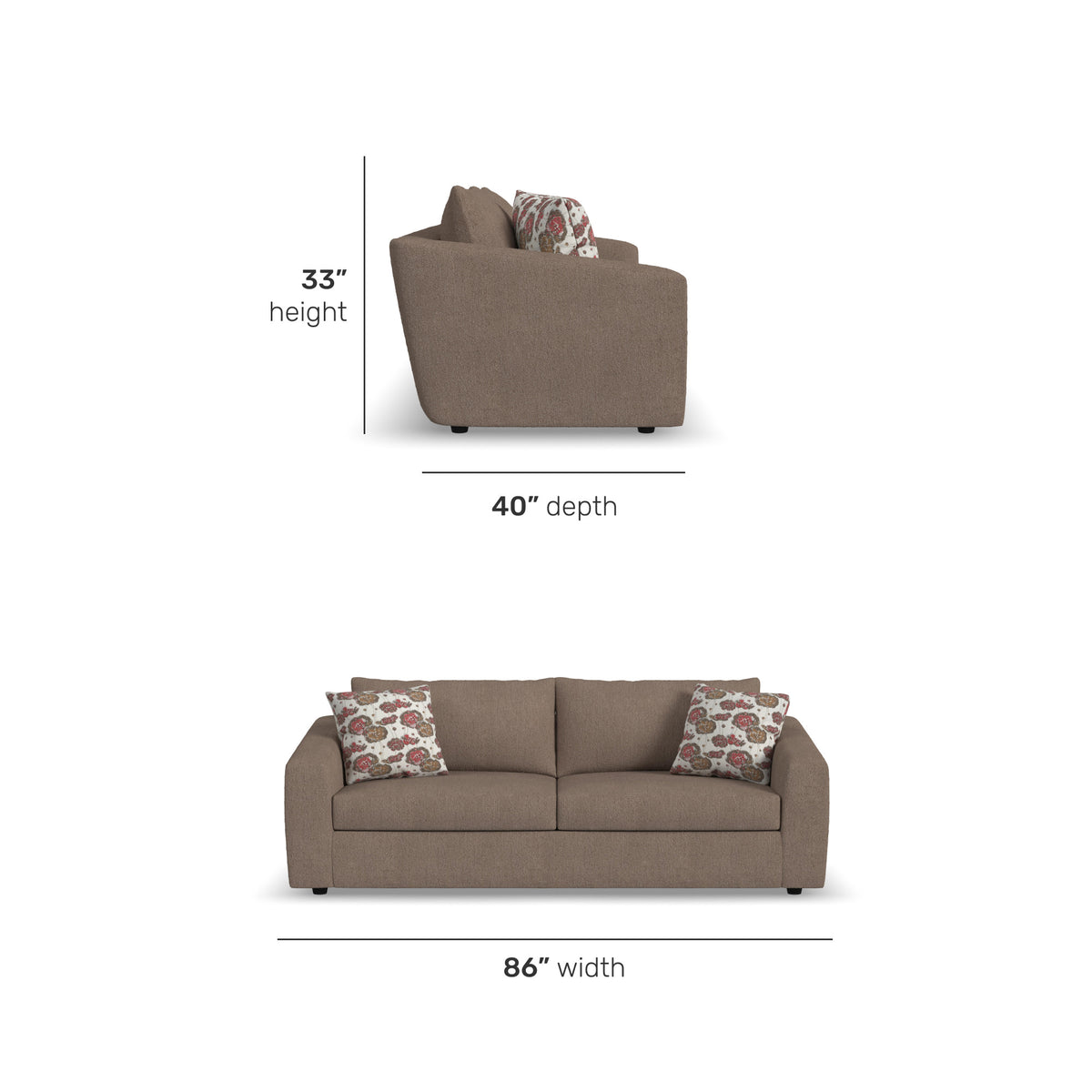 Chevy Fabric Sofa