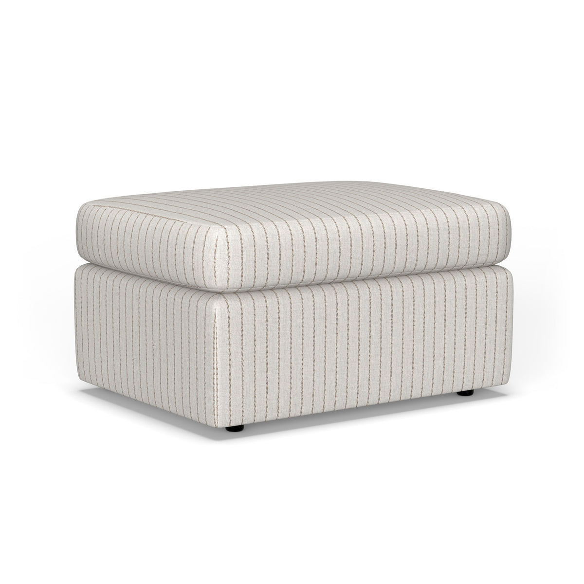 Sky Fabric Ottoman
