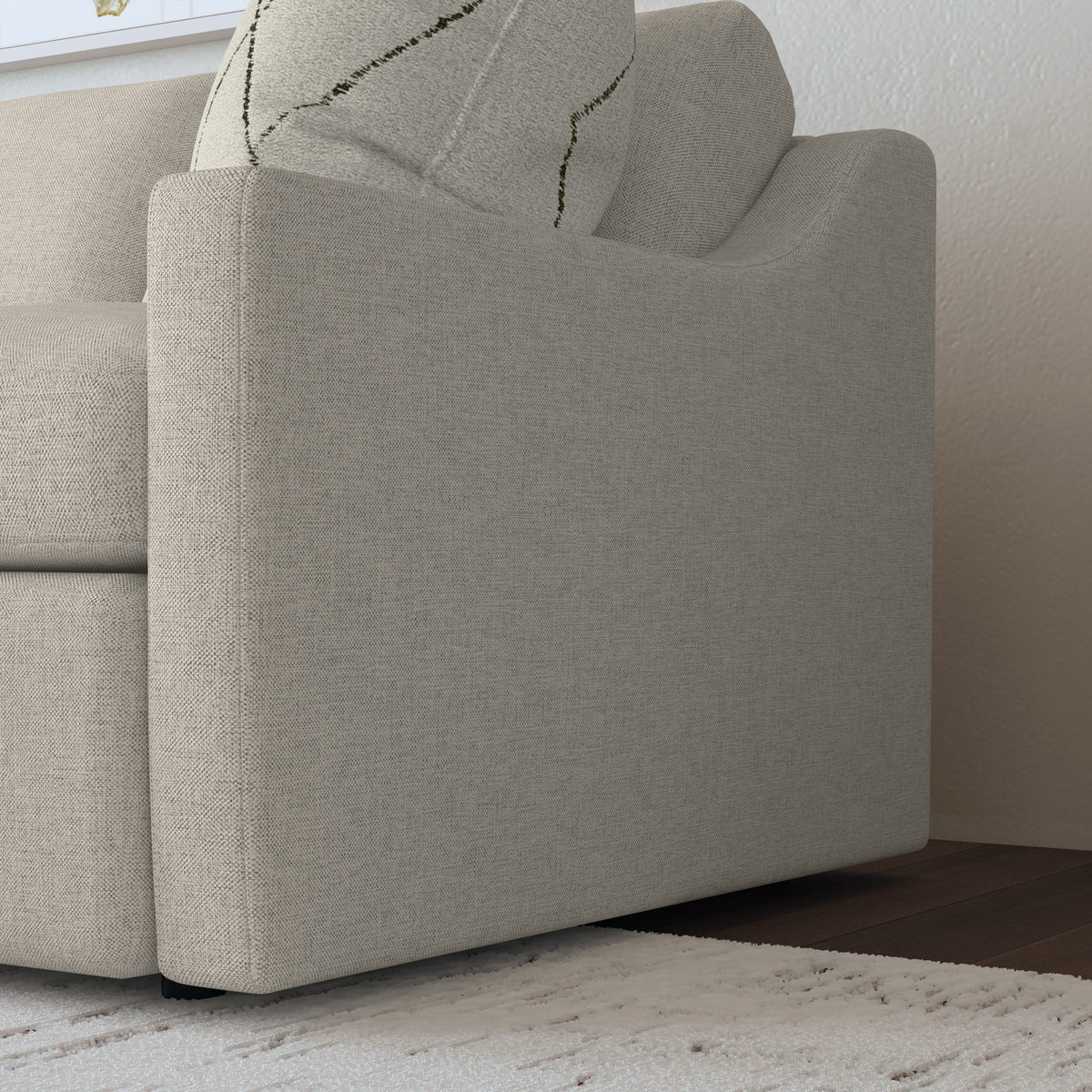 Sky Fabric Loveseat