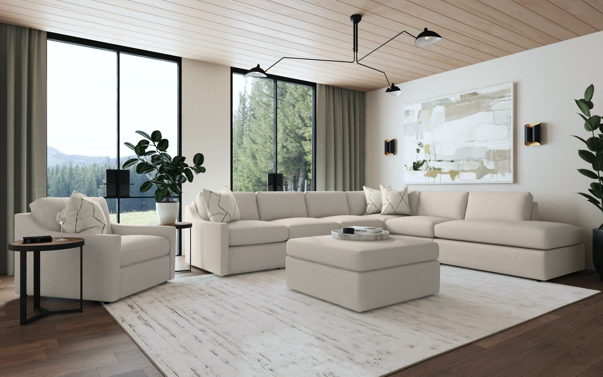 Sky Fabric Sectional