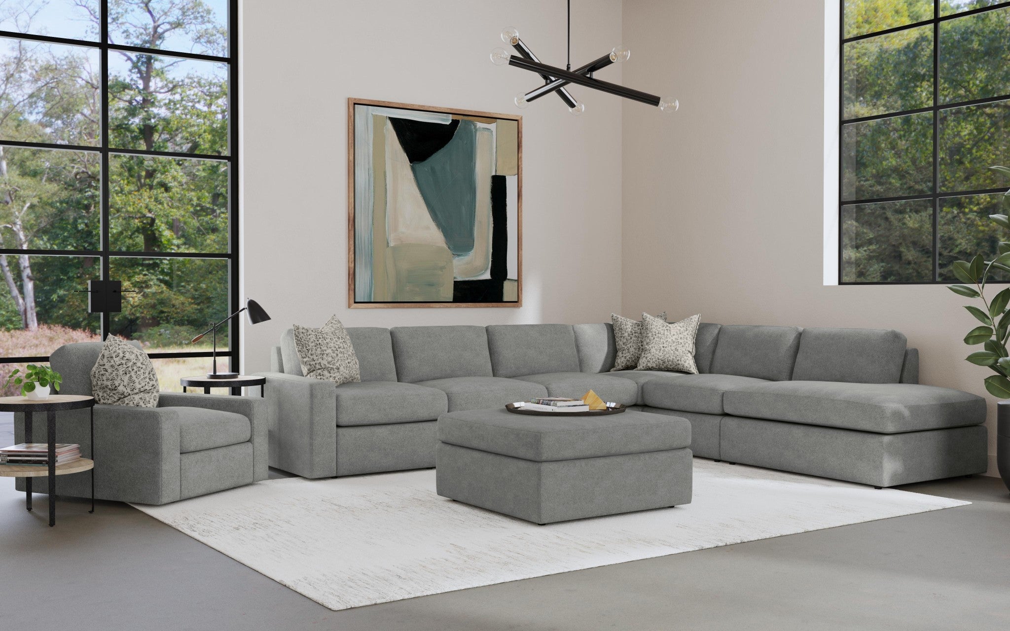 Sky Fabric Sectional