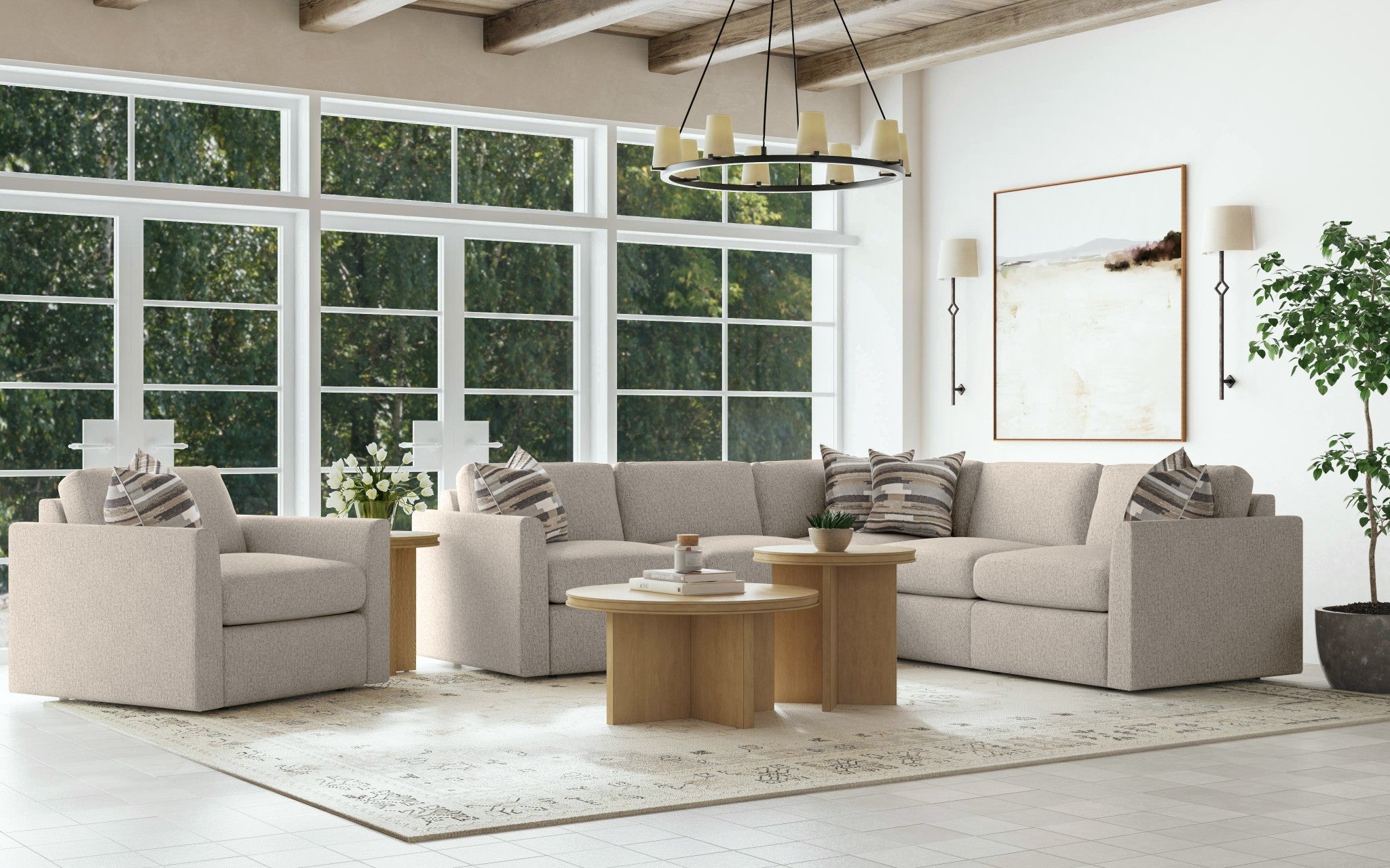 Sky Fabric Sectional