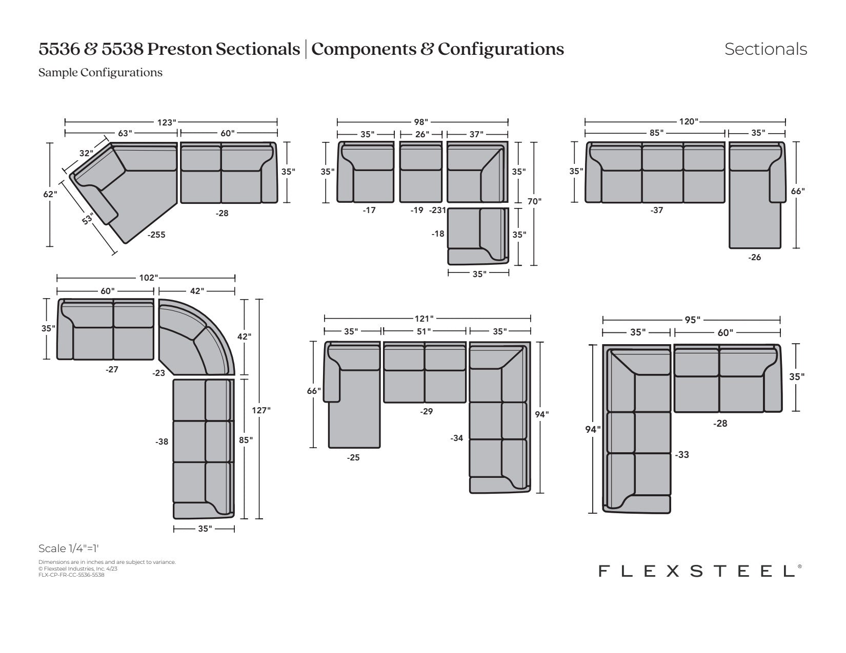 Preston Fabric Sectional