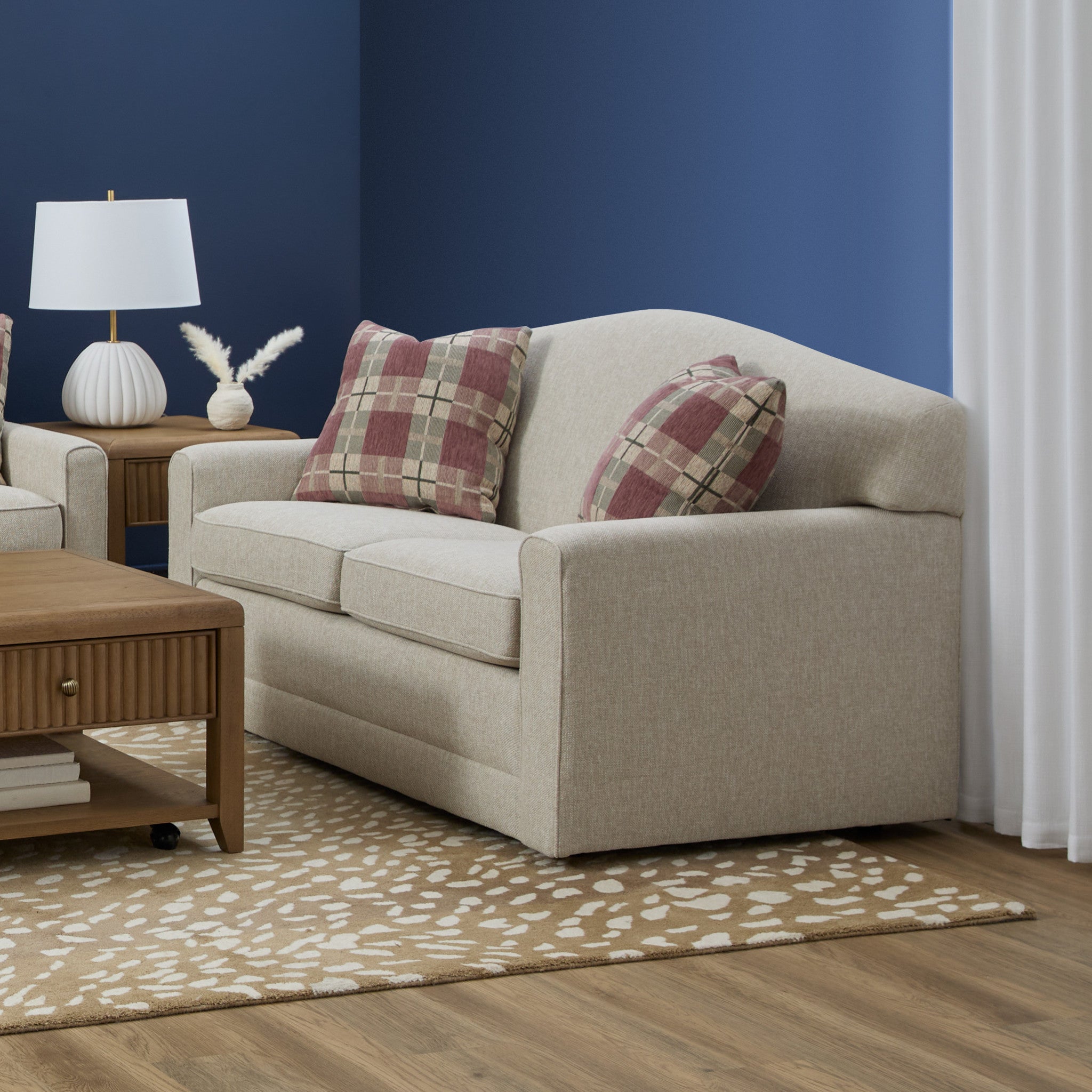 Aggie Fabric Loveseat